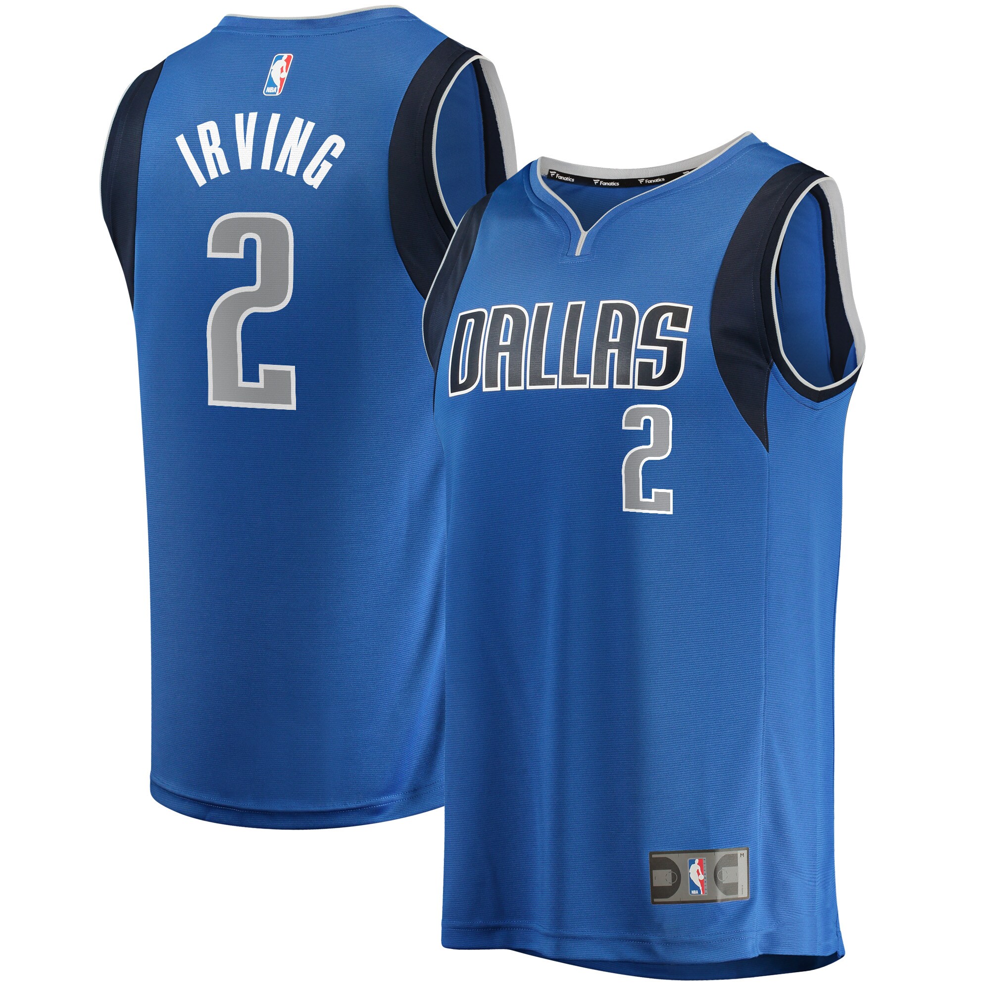 Kyrie Irving Dallas Mavericks  Fast Break Replica Jersey - Icon Edition - Royal