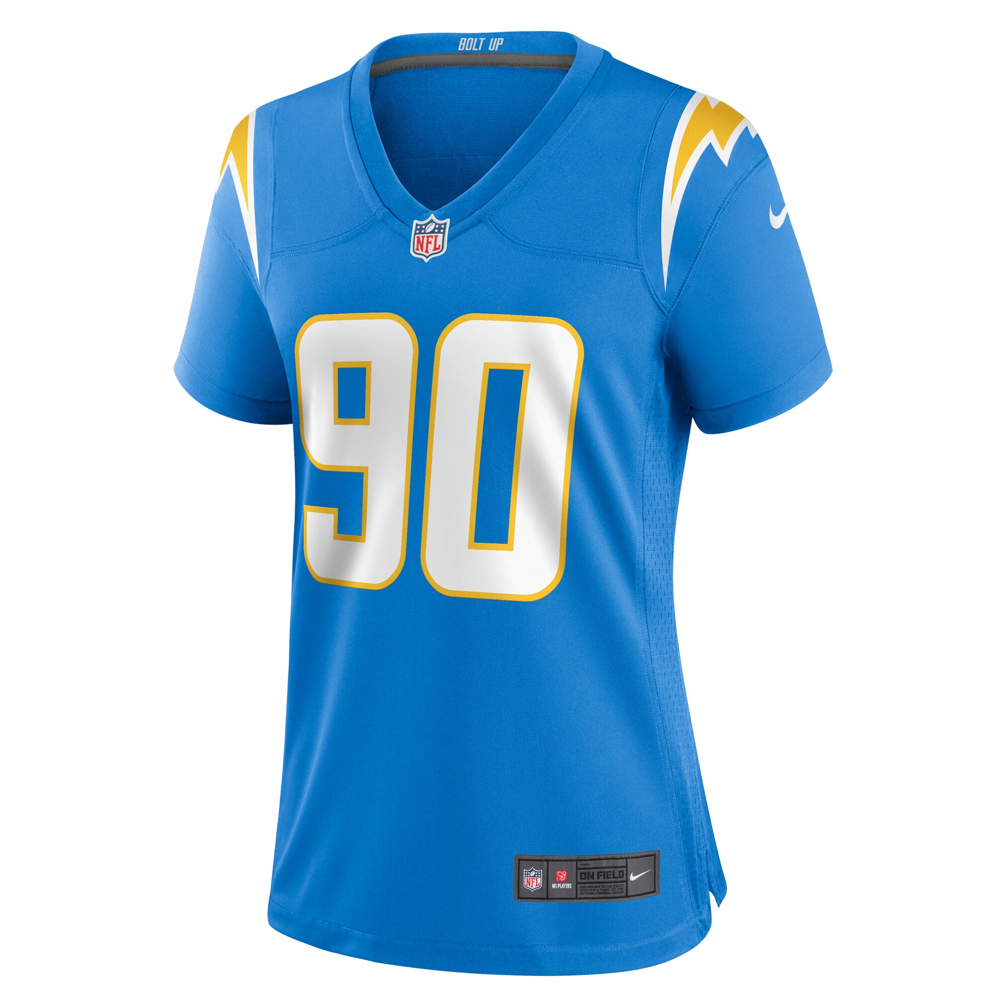 Tyeler Davison Los Angeles Chargers  Women's Home Game Player Jersey - Powder Blue