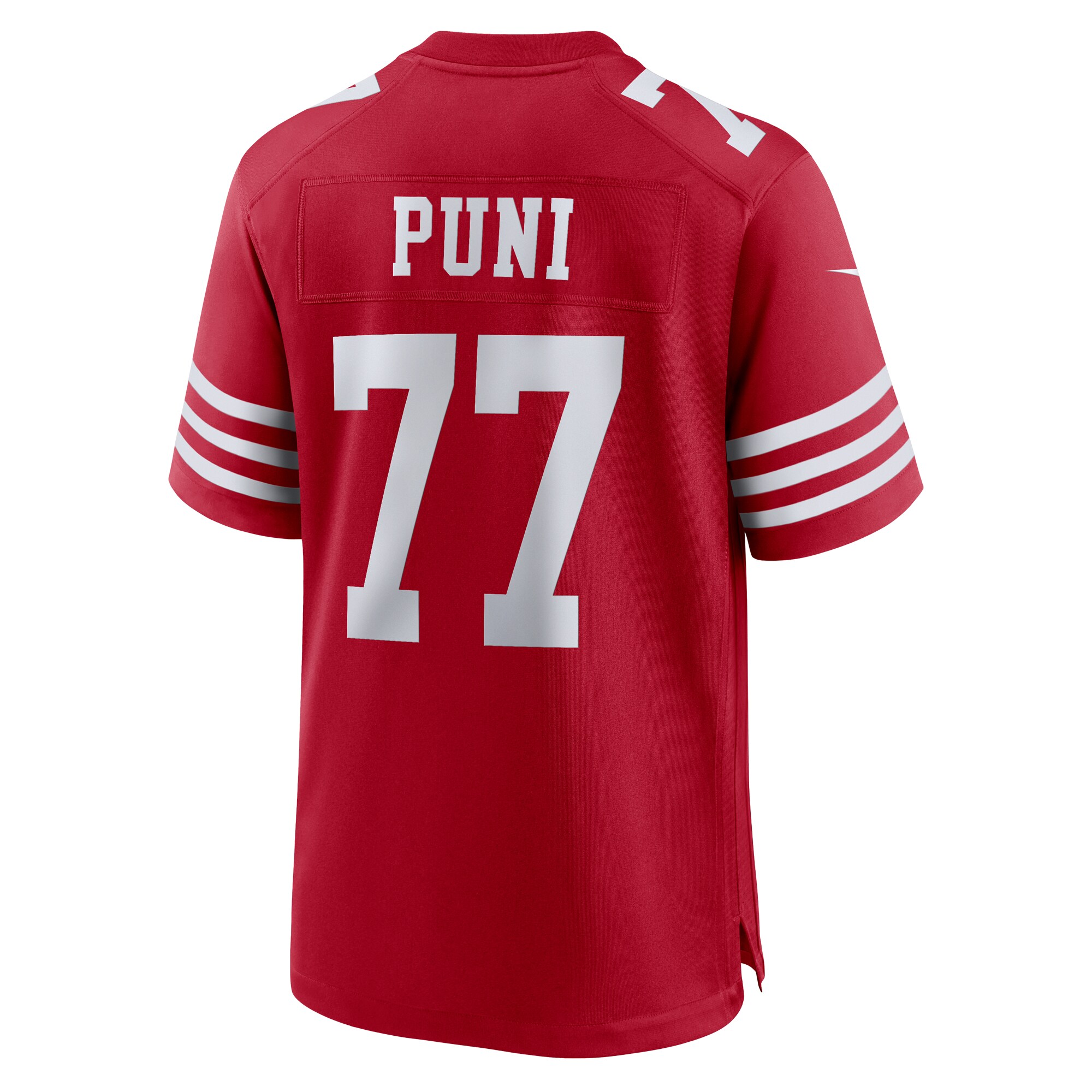 Dominick Puni San Francisco 49ers Team Game Jersey -  Scarlet