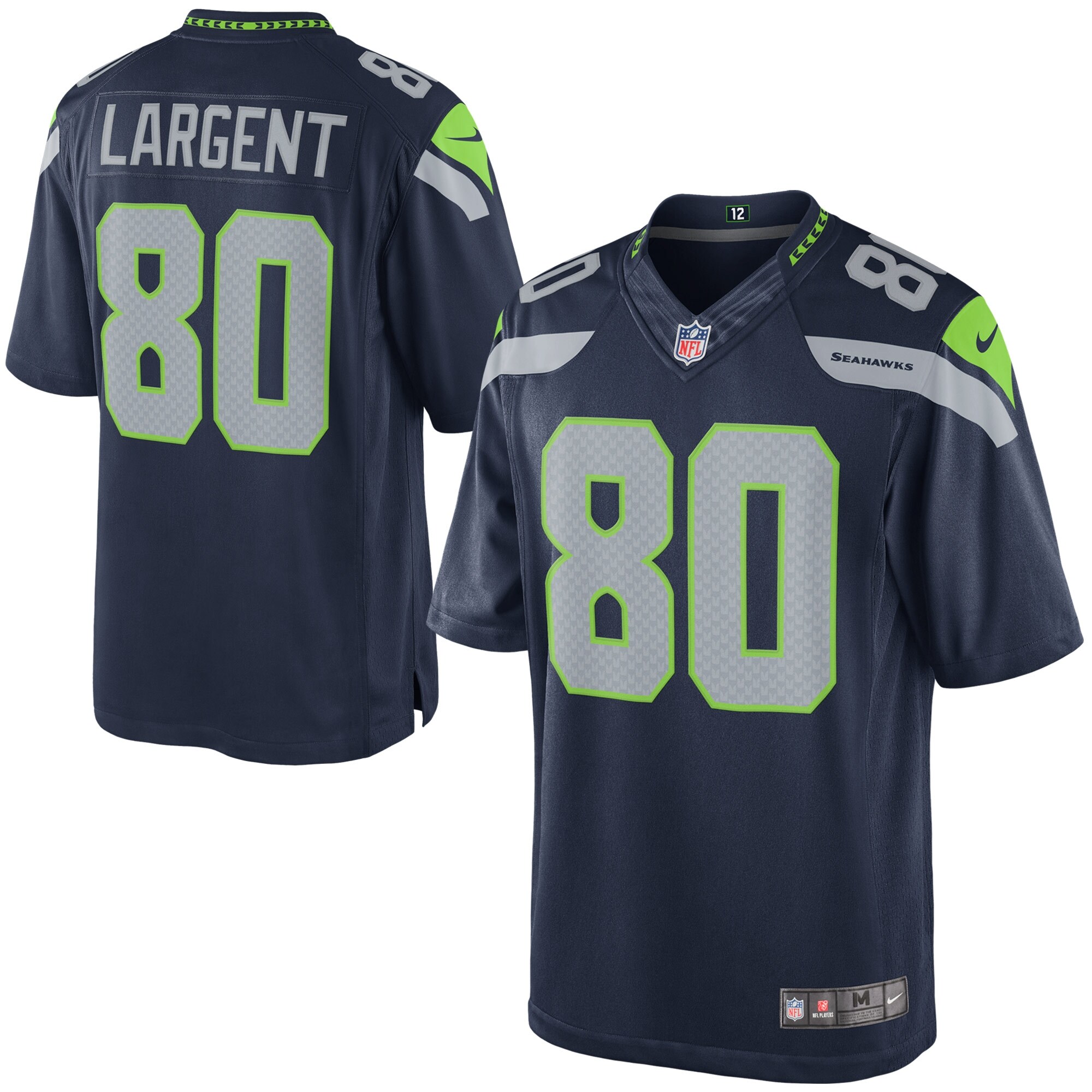 Steve Largent Seattle Seahawks  Retired Player Limited Jersey - College Navy