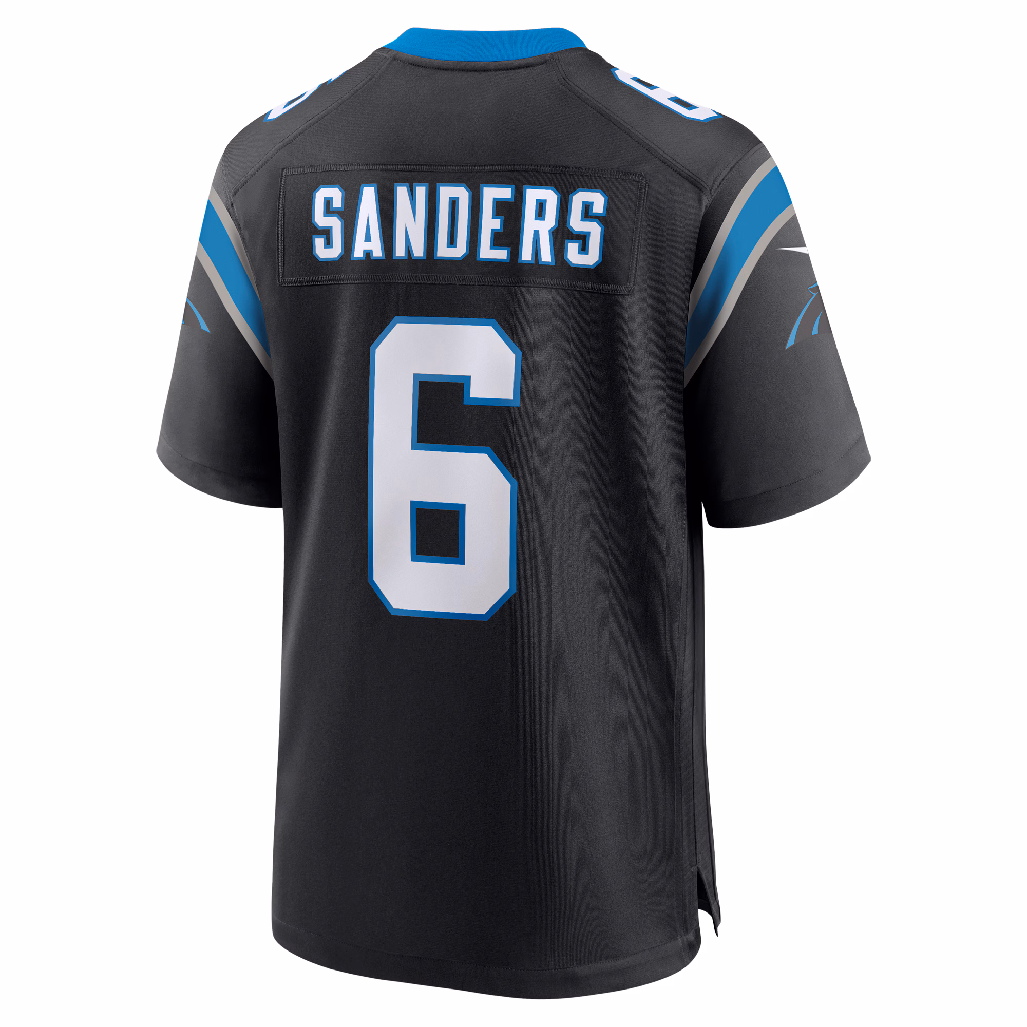 Miles Sanders Carolina Panthers Game Player Jersey - Black