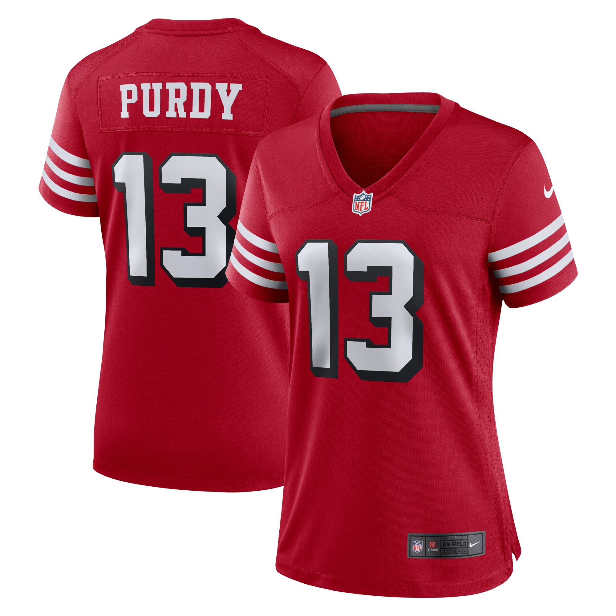 Brock Purdy San Francisco 49ers  Women's Alternate Game Player Jersey - Scarlet
