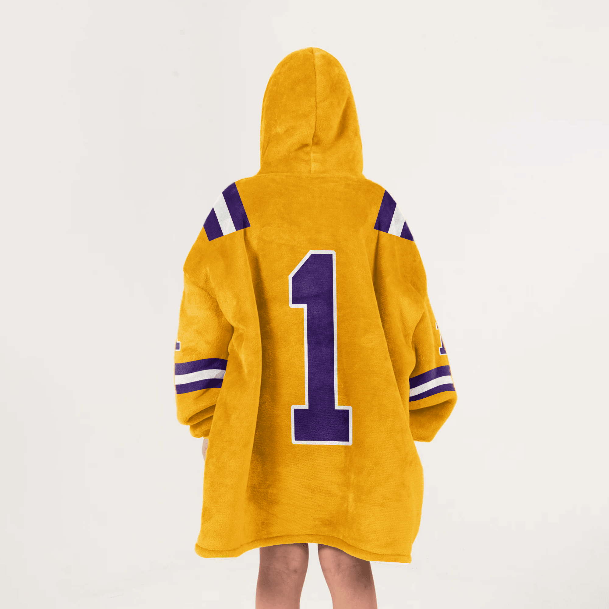 Kid #1 LSU Football Unisex Blanket Hoodie
