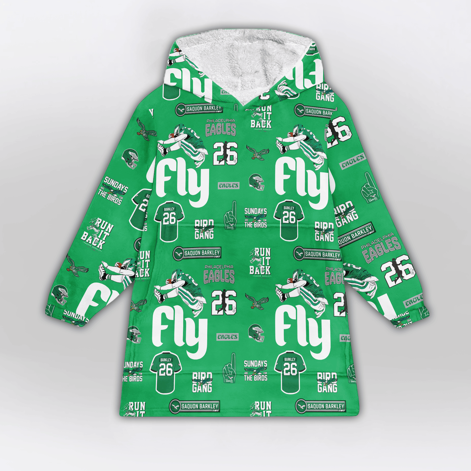 S.B 26 Philadelphia Football Unisex Blanket Hoodie