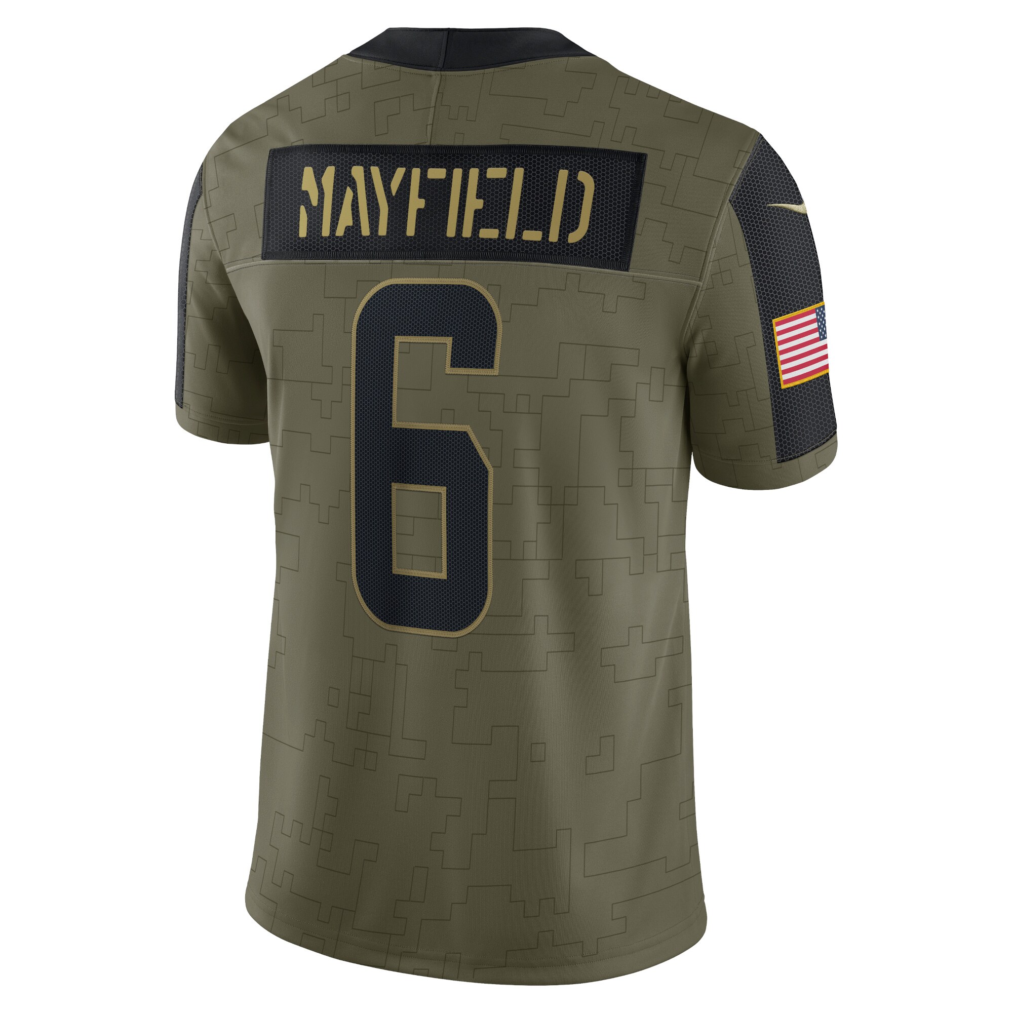 Baker Mayfield Cleveland Browns  2021 Salute To Service Limited Player Jersey - Olive