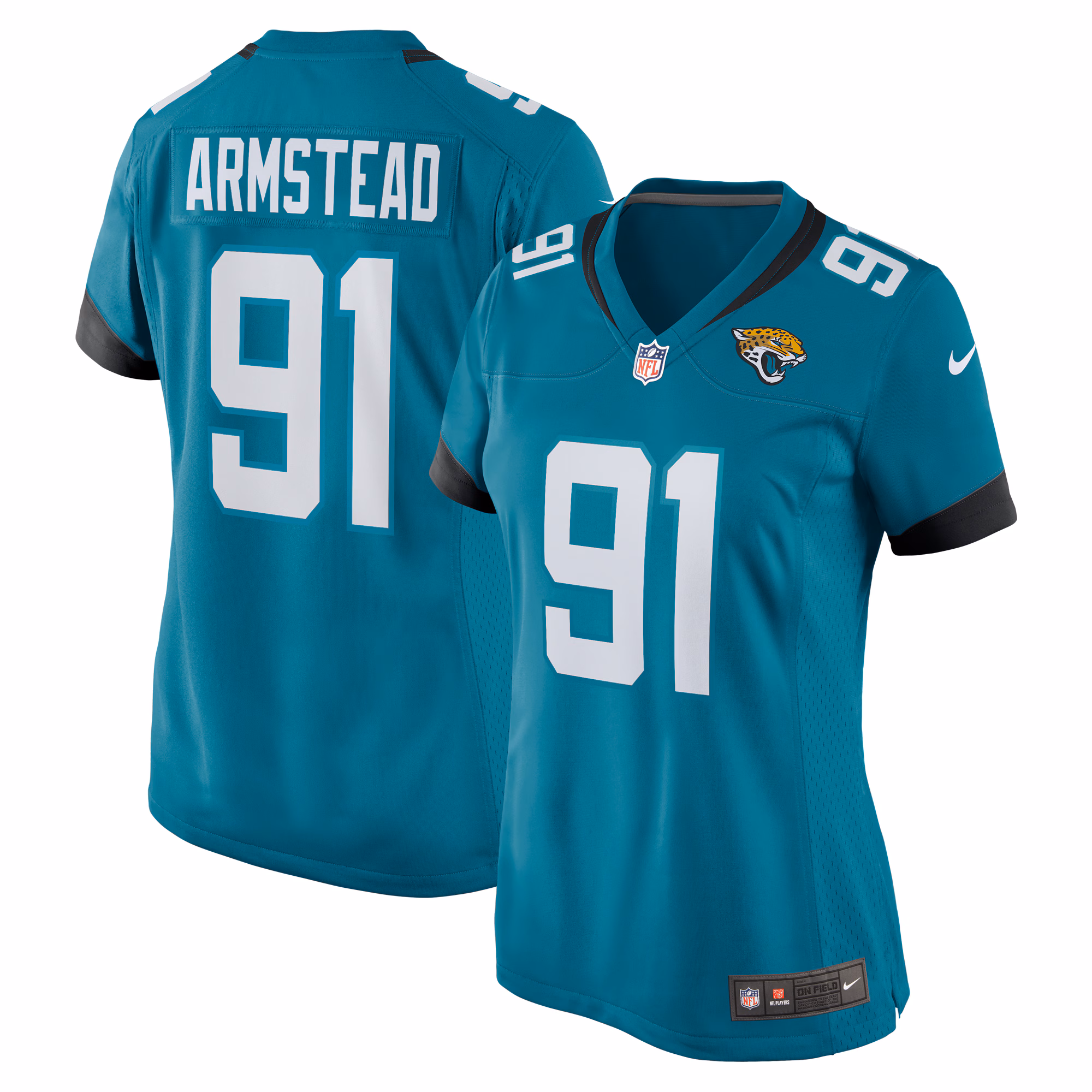 Arik Armstead Jacksonville Jaguars Women's Team Game Jersey -  Teal