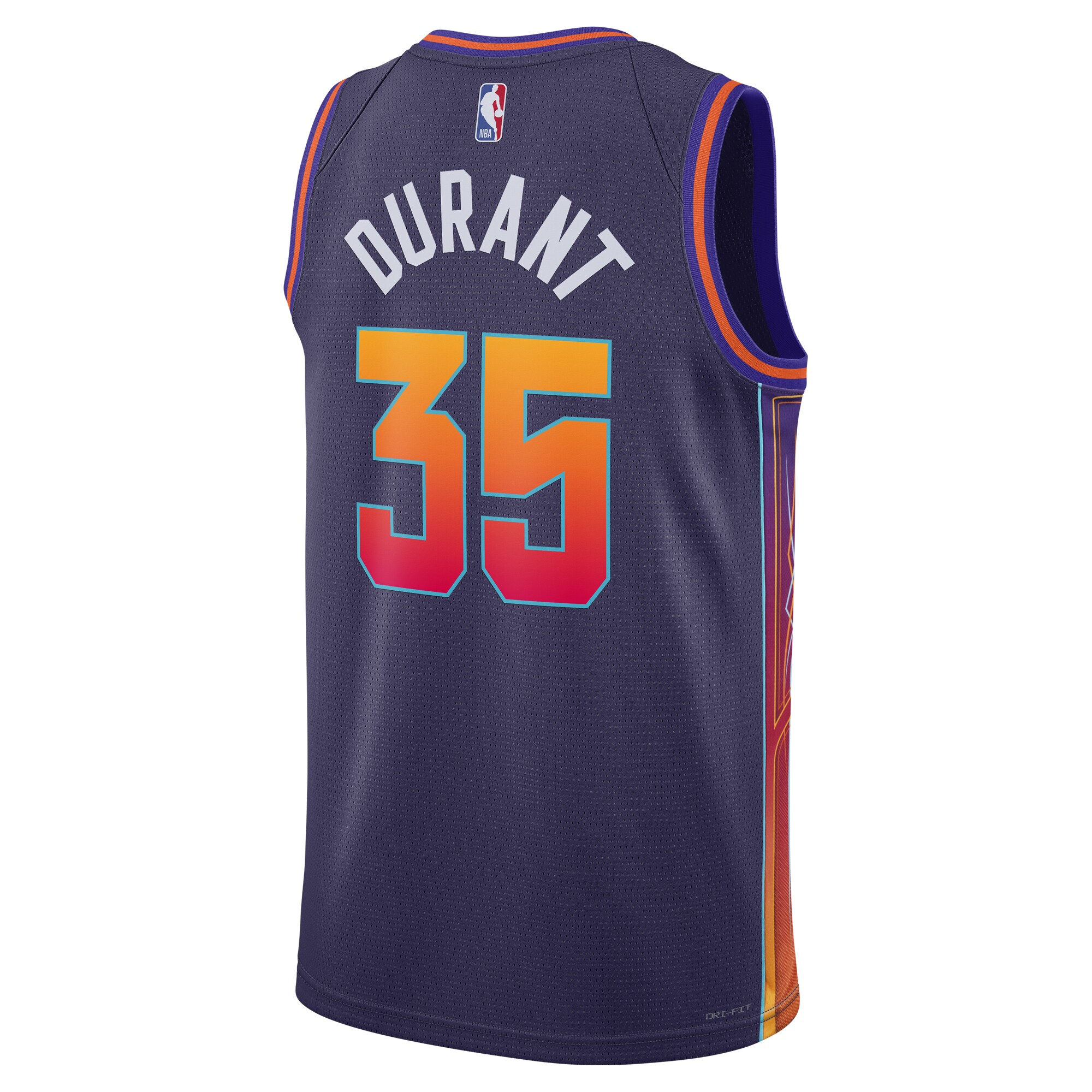 Unisex Phoenix Suns Kevin Durant  Purple 2023/24 Swingman Jersey - City Edition