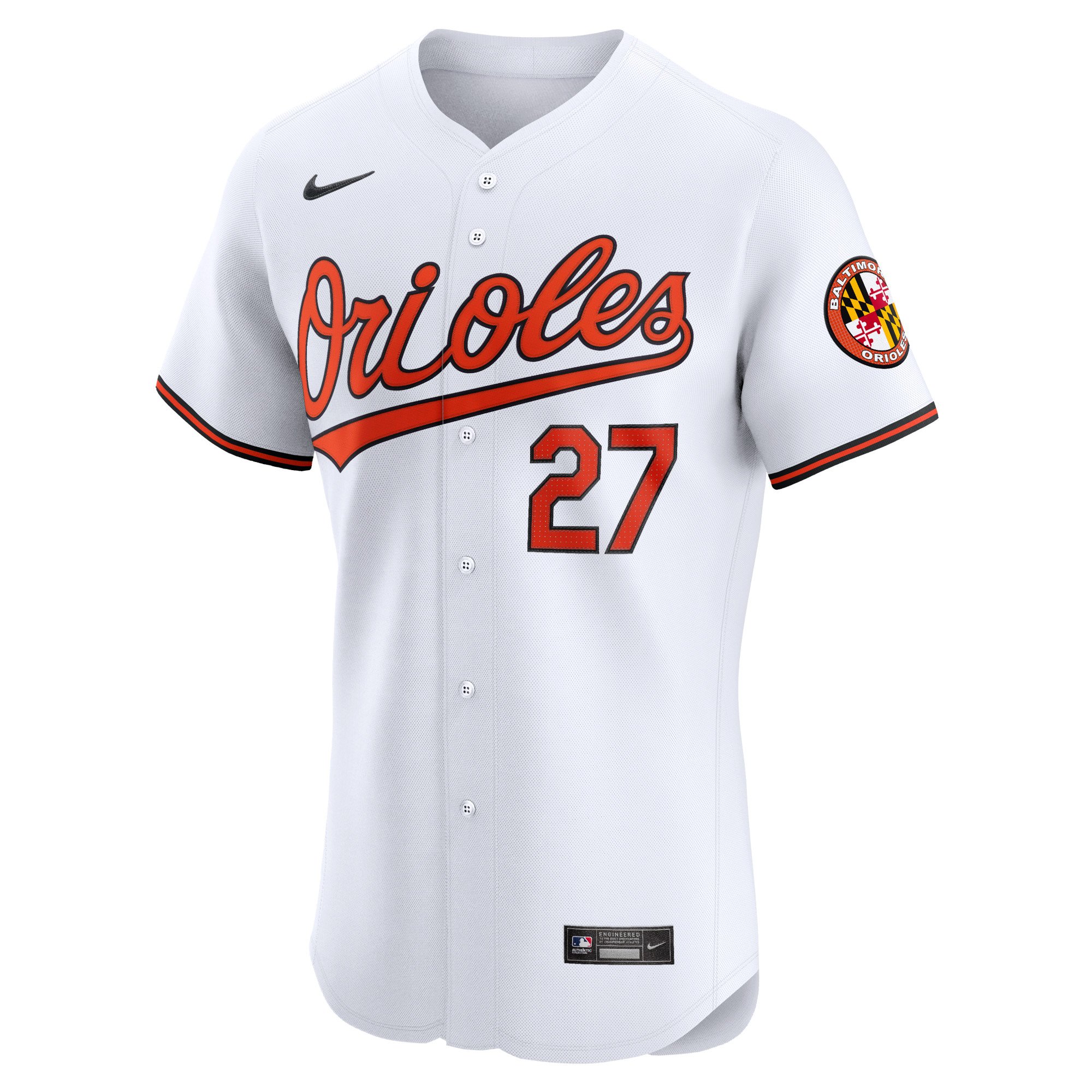 Men's Baltimore Orioles James McCann  White Home Elite Player Jersey