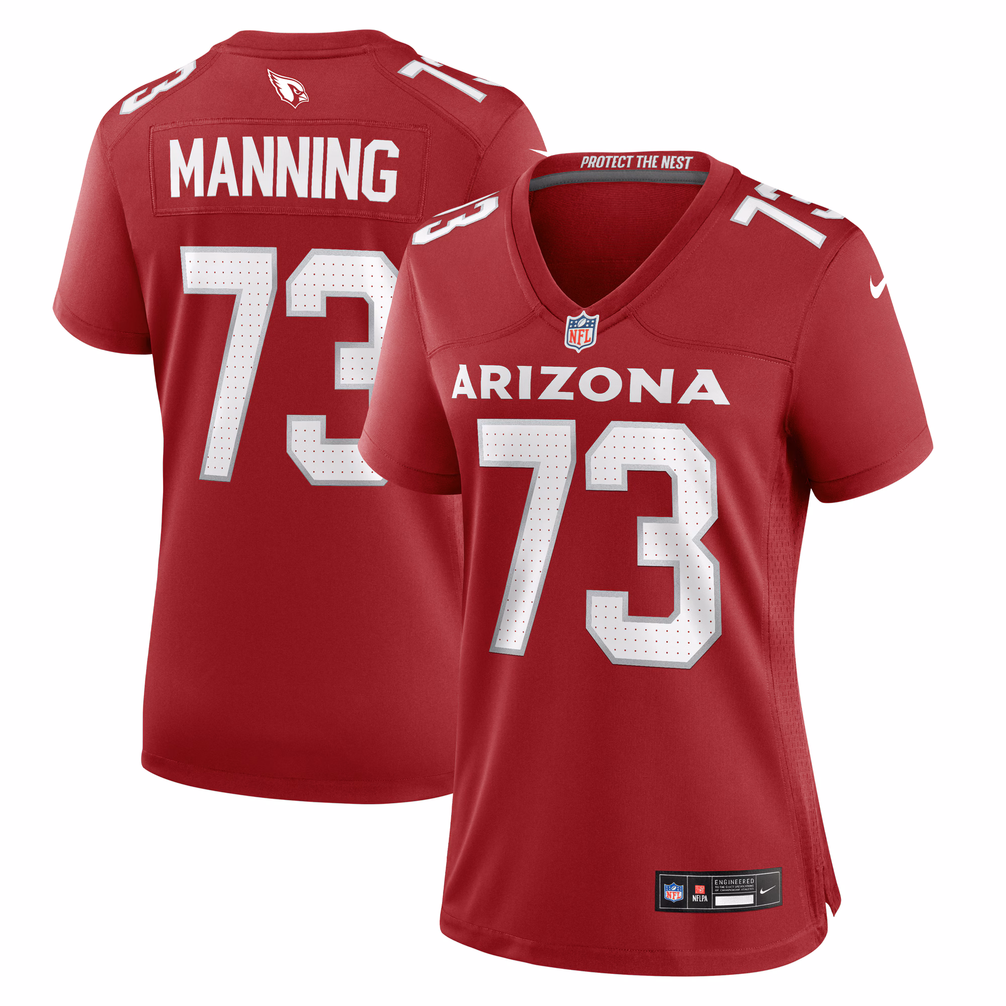 Ilm Manning Arizona Cardinals Women's Team Game Jersey -  Cardinal