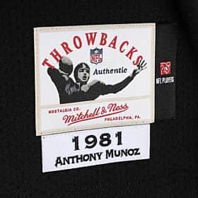 Authentic Anthony Munoz Cincinnati Bengals 1981 Jersey