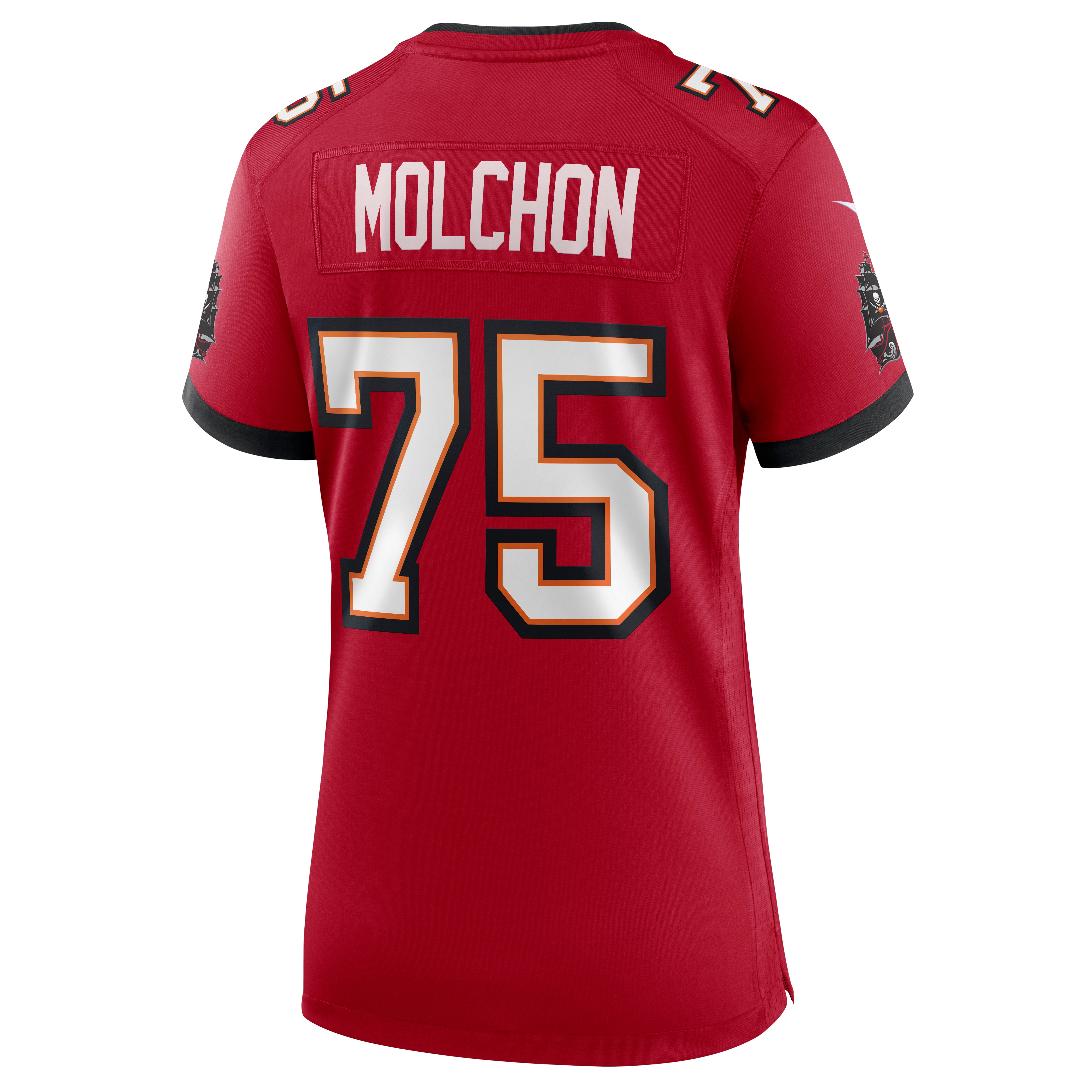 John Molchon Tampa Bay Buccaneers  Women's Game Jersey - Red