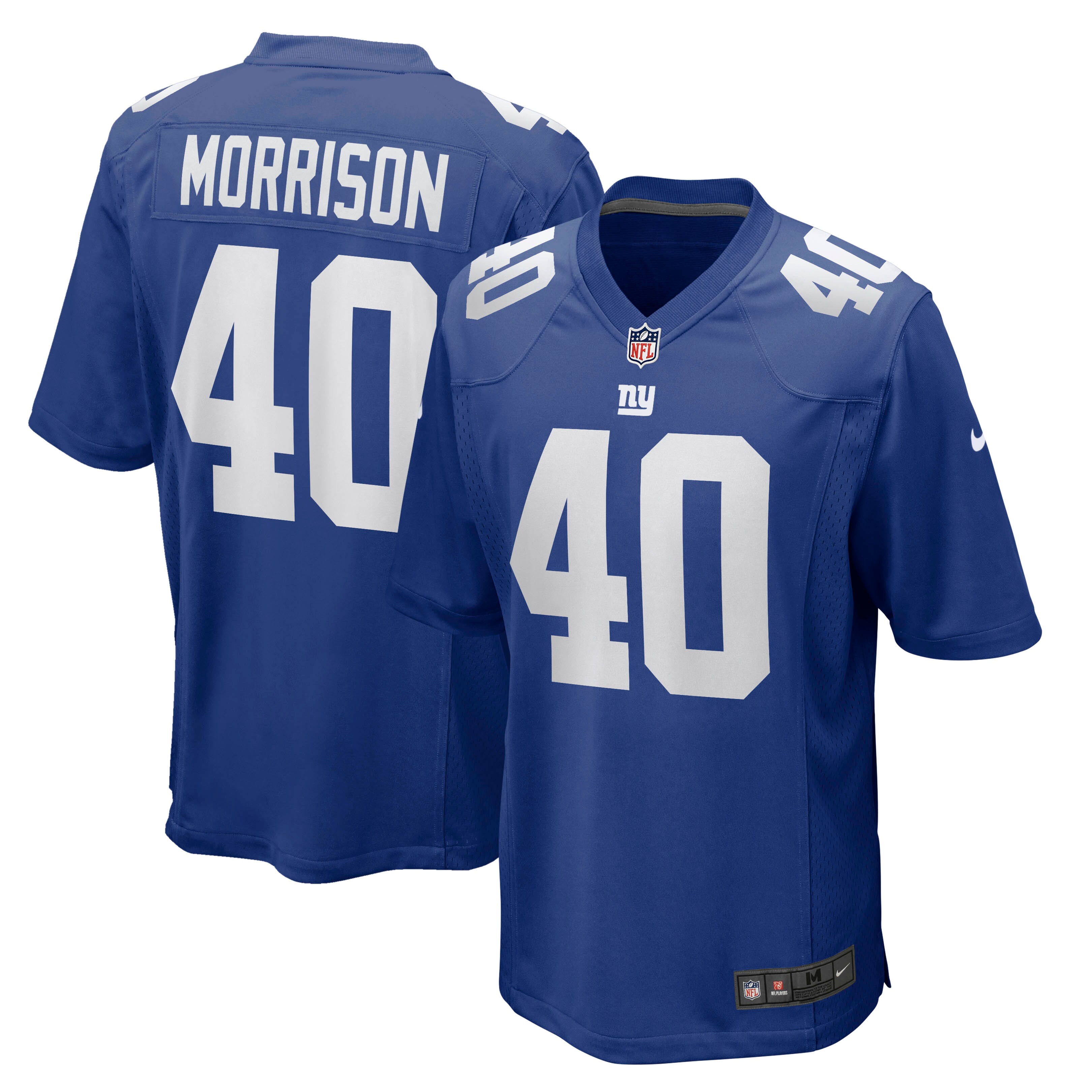Joe Morrison New York Giants Retired Player Jersey - Royal