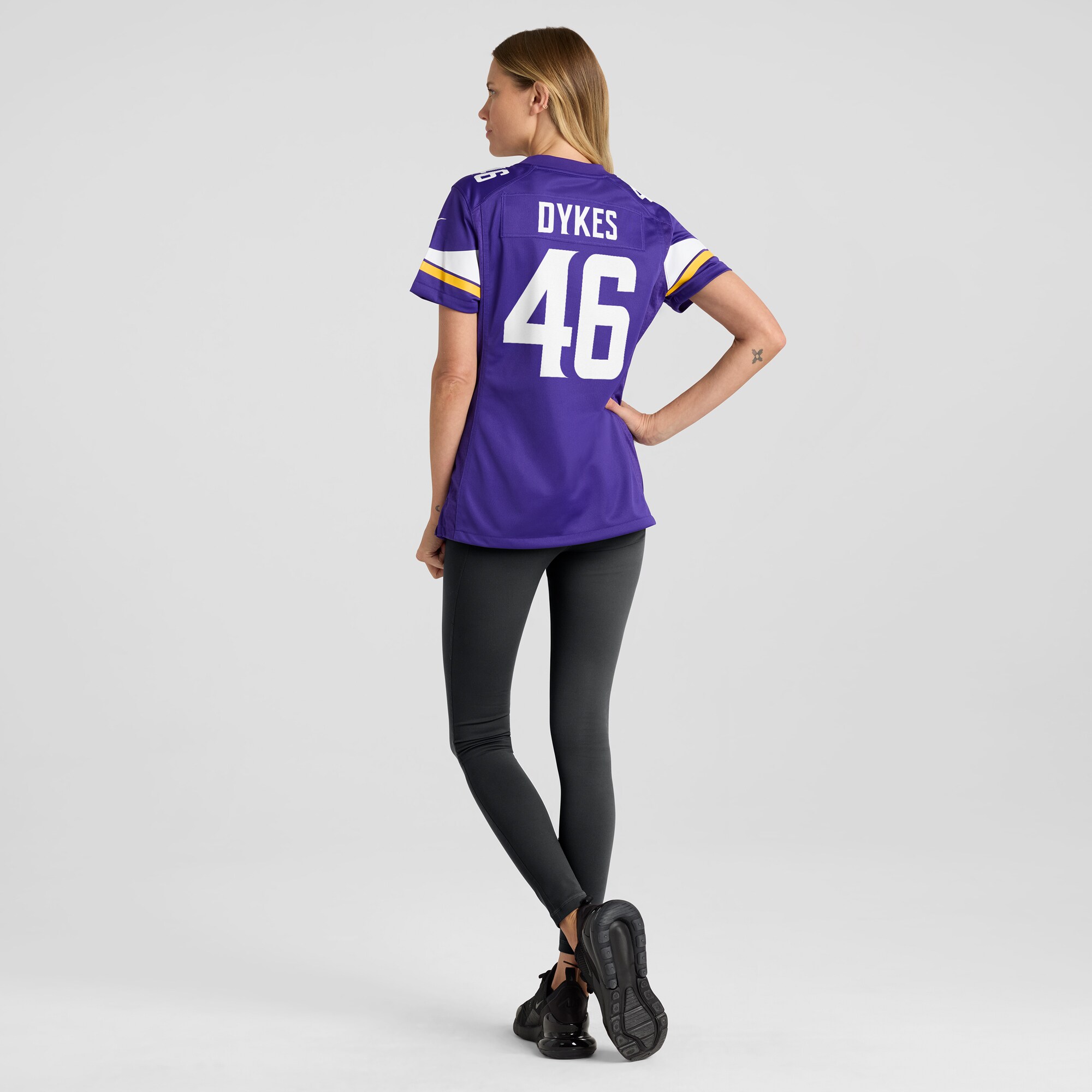 Aaron Dykes Minnesota Vikings Women's Team Game Jersey - Purple