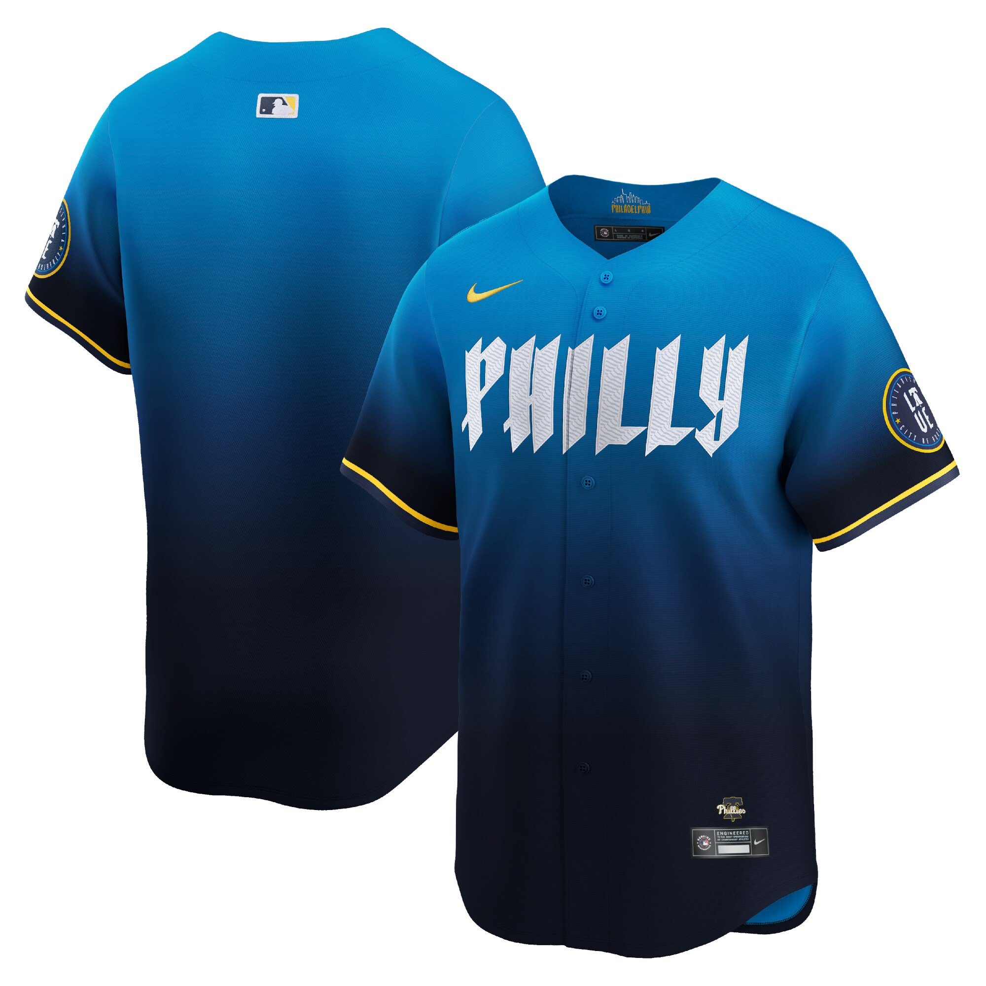 Men's Philadelphia Phillies   Blue 2024 City Connect Limited Jersey