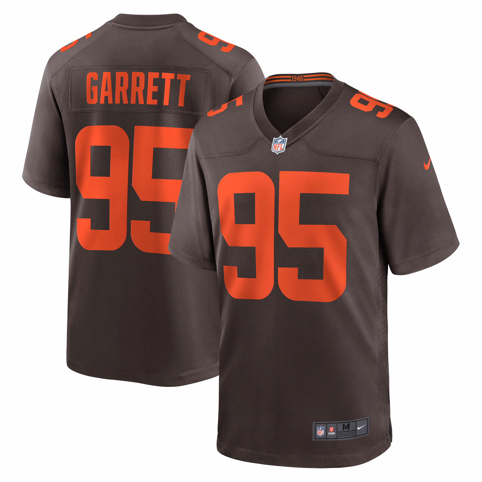 Myles Garrett Cleveland Browns Alternate Game Jersey - Brown