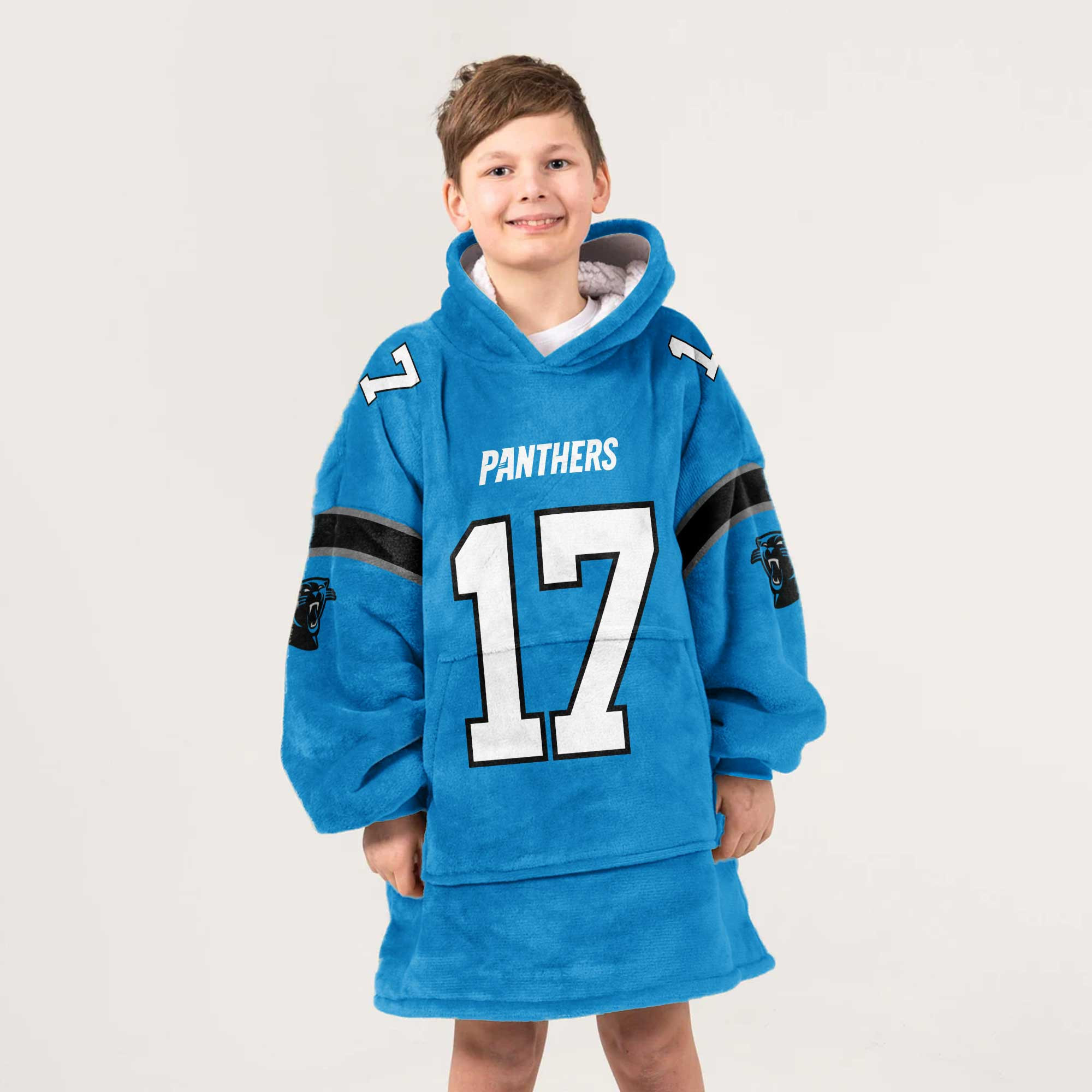 Kid 17 Carolina Football Unisex Blanket Hoodie