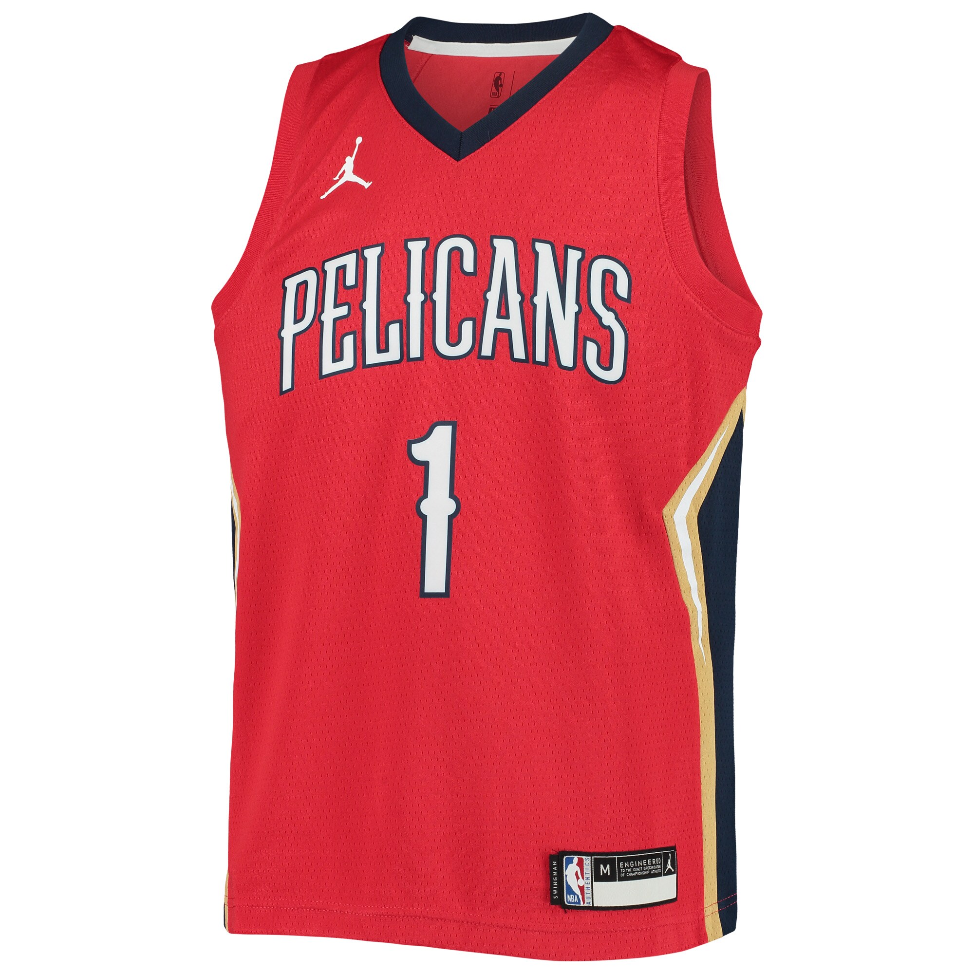 Zion Williamson New Orleans Pelicans  Youth 2020/21 Swingman Player Jersey - Statement Edition - Red