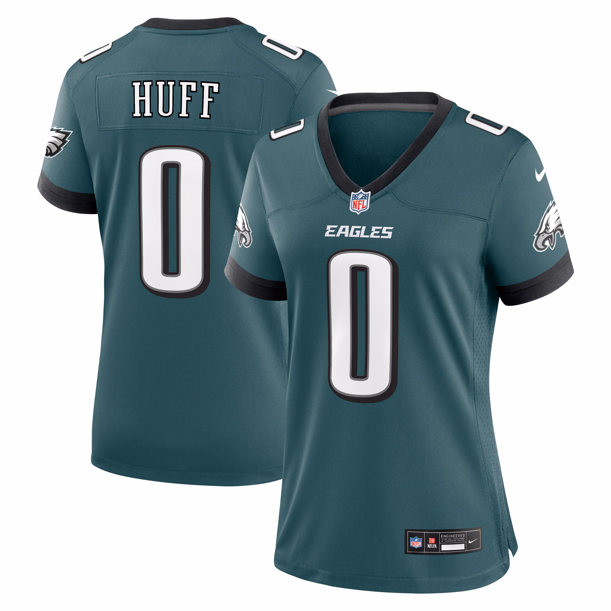 Bryce Huff Philadelphia Eagles Women's Game Player Jersey - Midnight Green