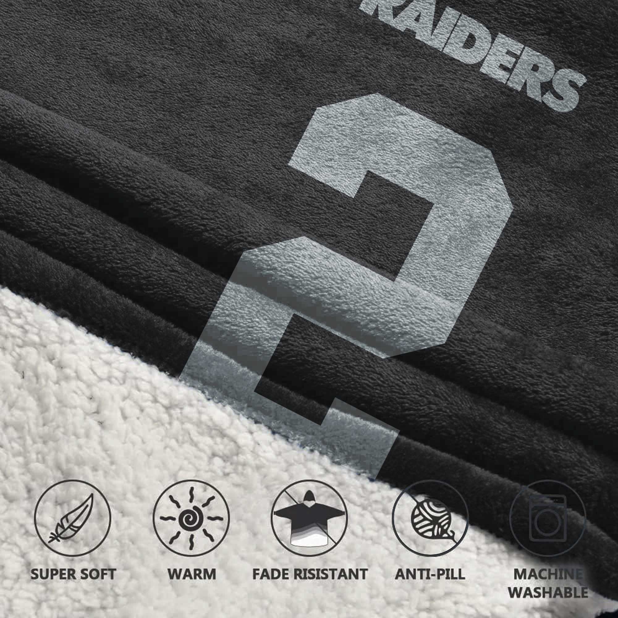 Adult A.J 2 Las Vegas Football Unisex Blanket Hoodie