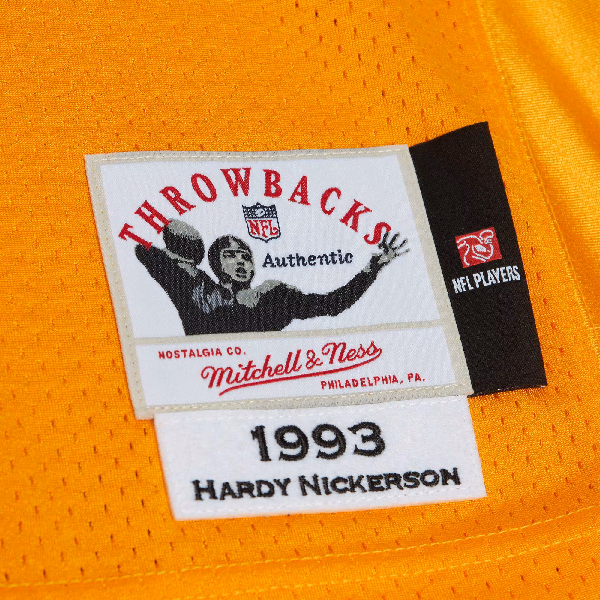Hardy Nickerson Tampa Bay Buccaneers 1993 Authentic Throwback Retired Player Jersey - Orange