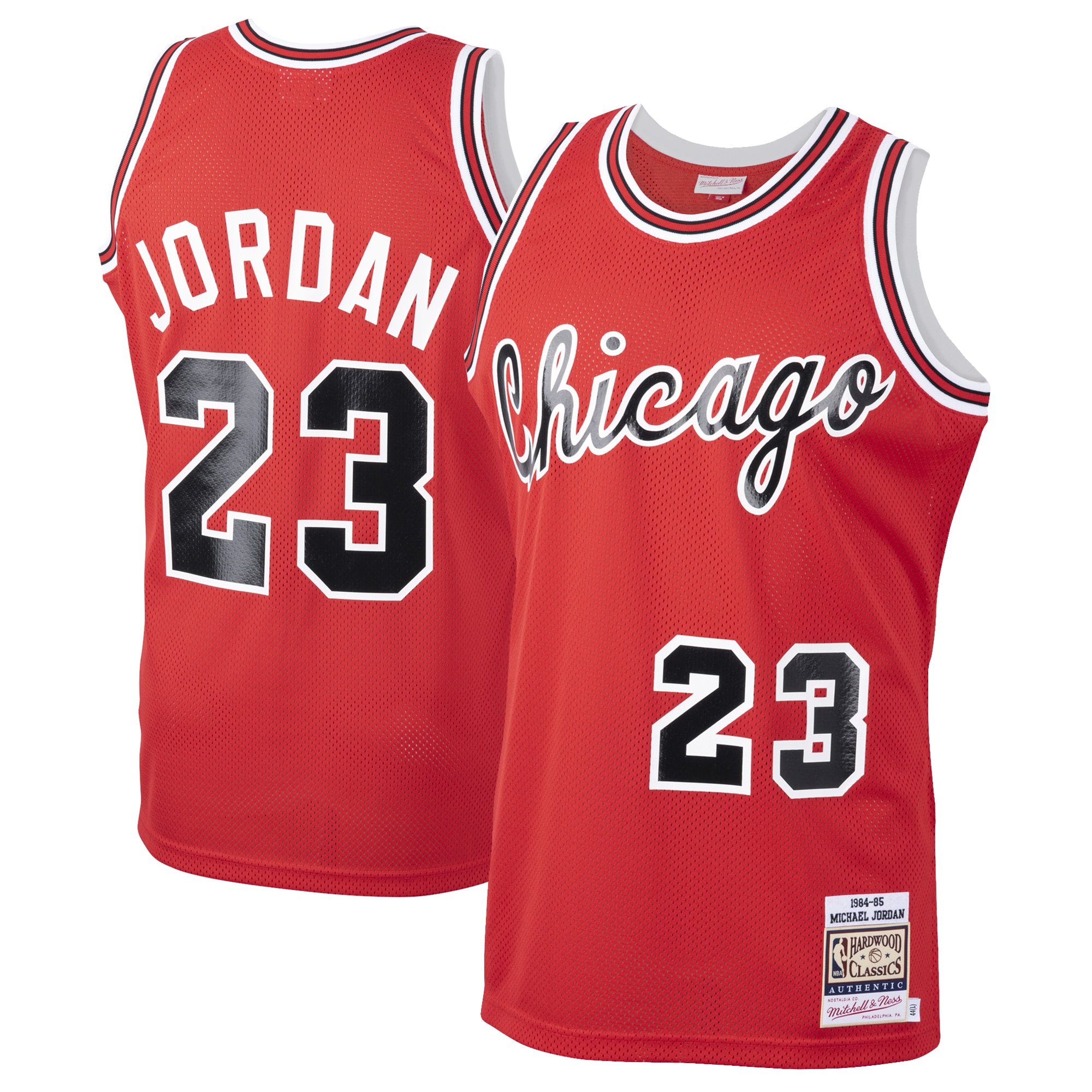 Michael  Chicago Bulls Mitchell & Ness 1984-85 Hardwood Classics Rookie Authentic Jersey - Red