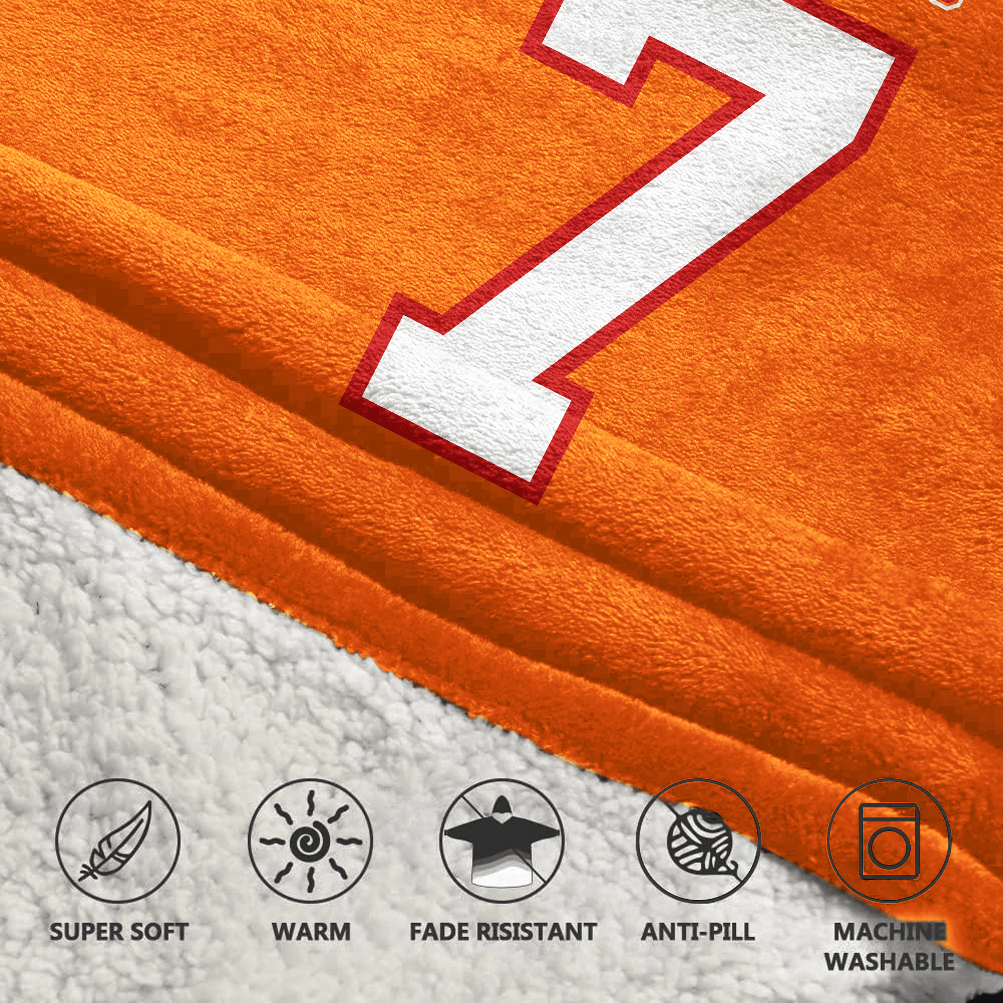 Adult B.I 7 Tampa Bay Football 50th Season Game Unisex Blanket Hoodie