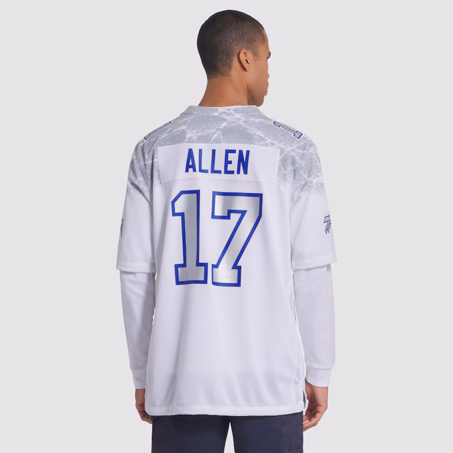 Josh Allen #17 Buffalo Bills 2025 Rivalries Collection Game Jersey - White
