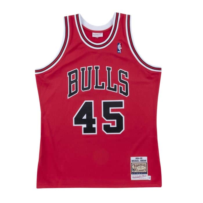 Authentic Jersey Chicago Bulls 1994-95 Michael