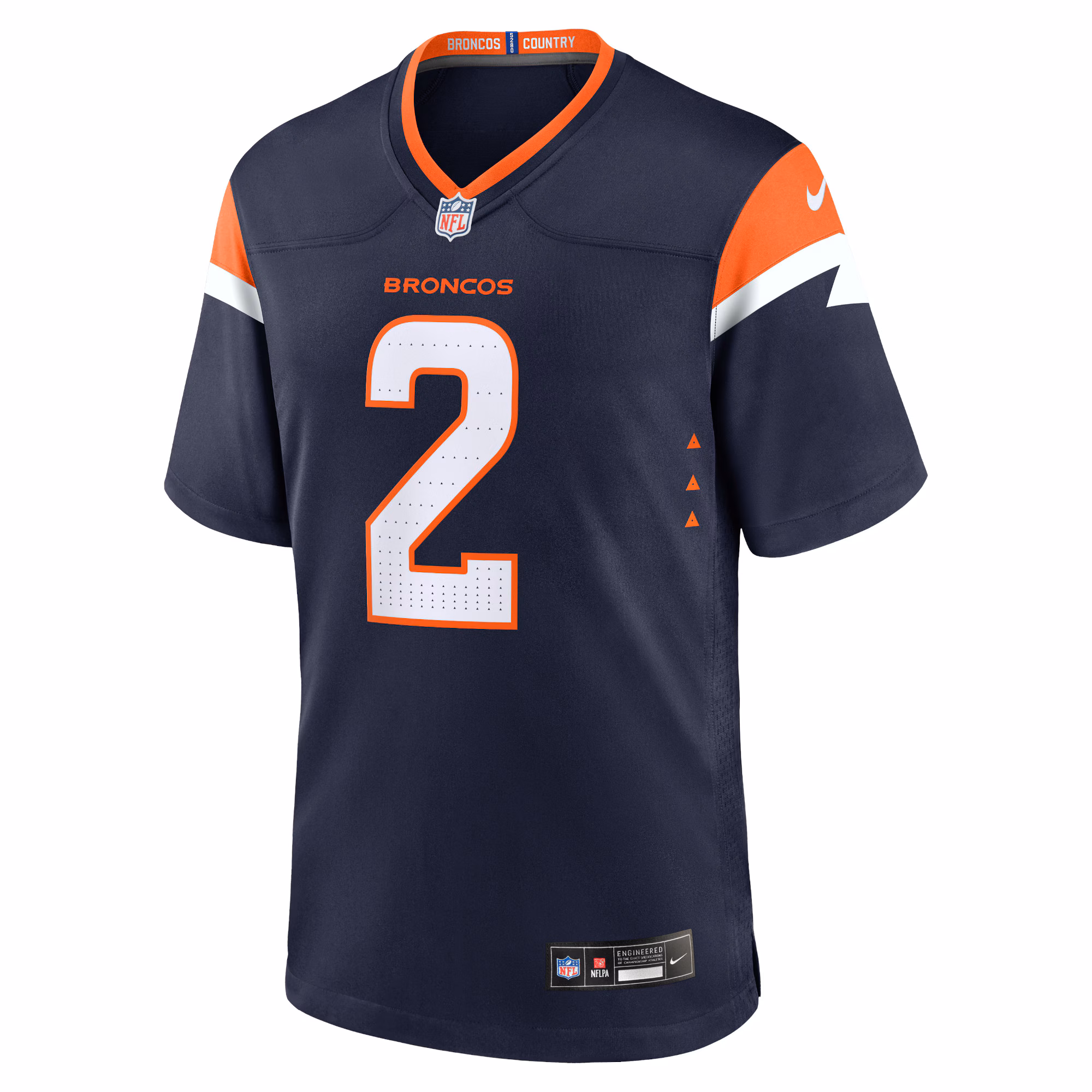 Patrick Surtain II Denver Broncos Mile High Collection Game Jersey - Orange