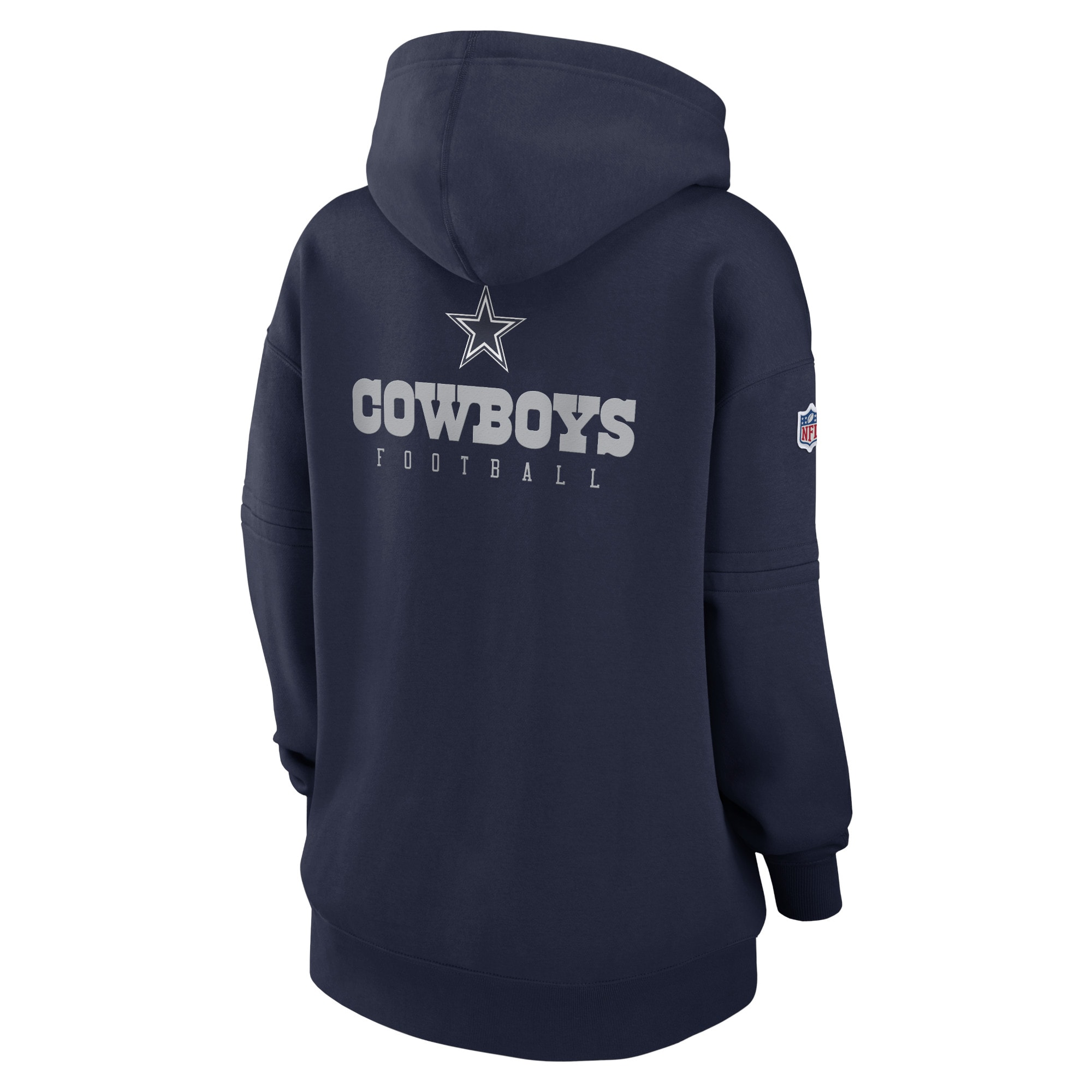 Dallas Cowboys  Women's 2023 Sideline Club Fleece Pullover Hoodie - Navy