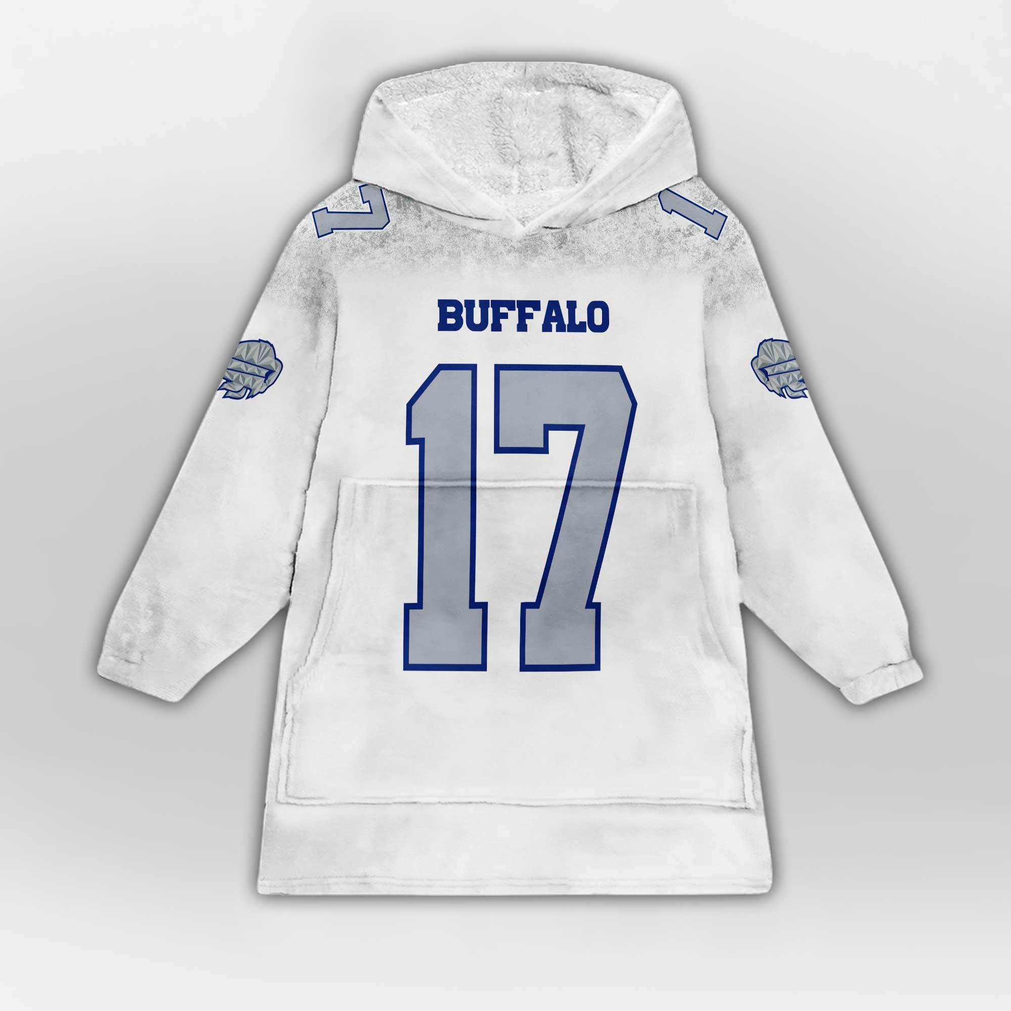Kid J.A 17 Buffalo Football Unisex Blanket Hoodie