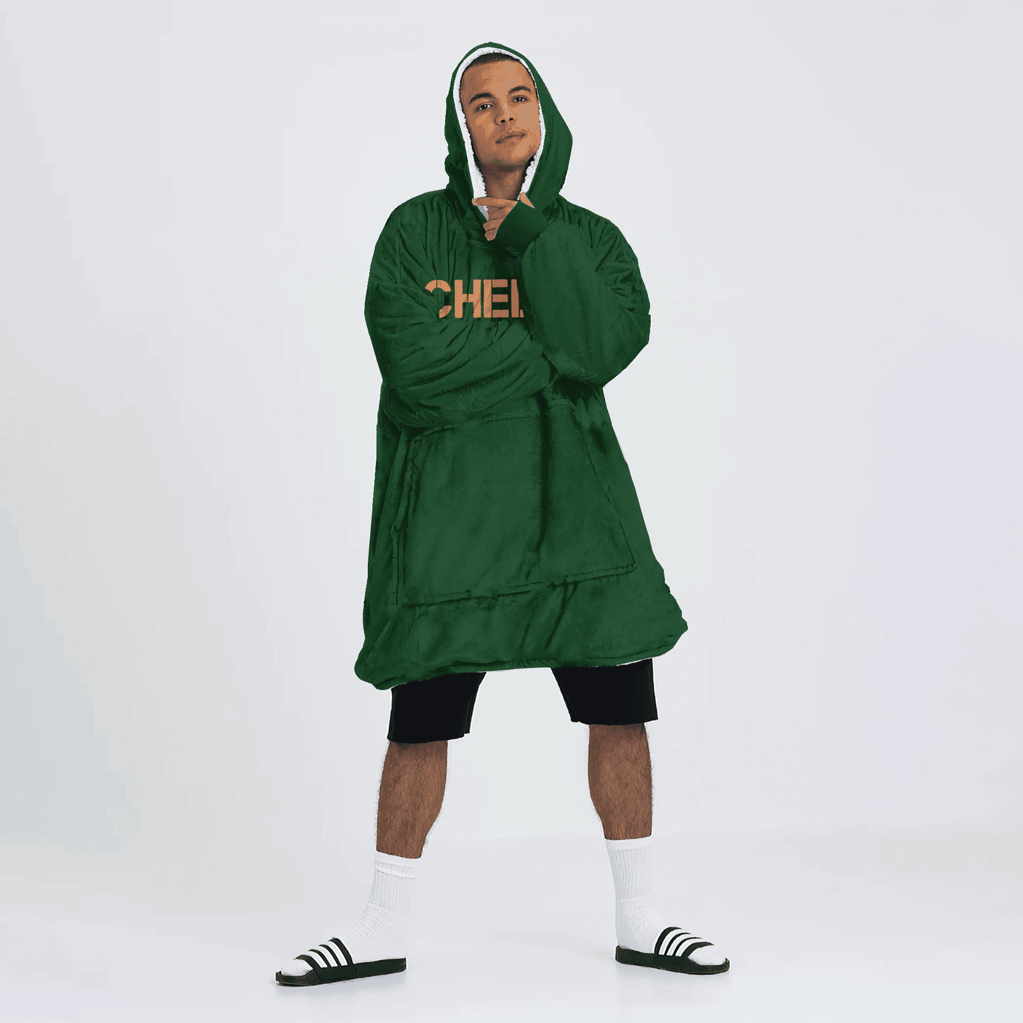 Cheese Mode Green Bay Blanket Hoodie
