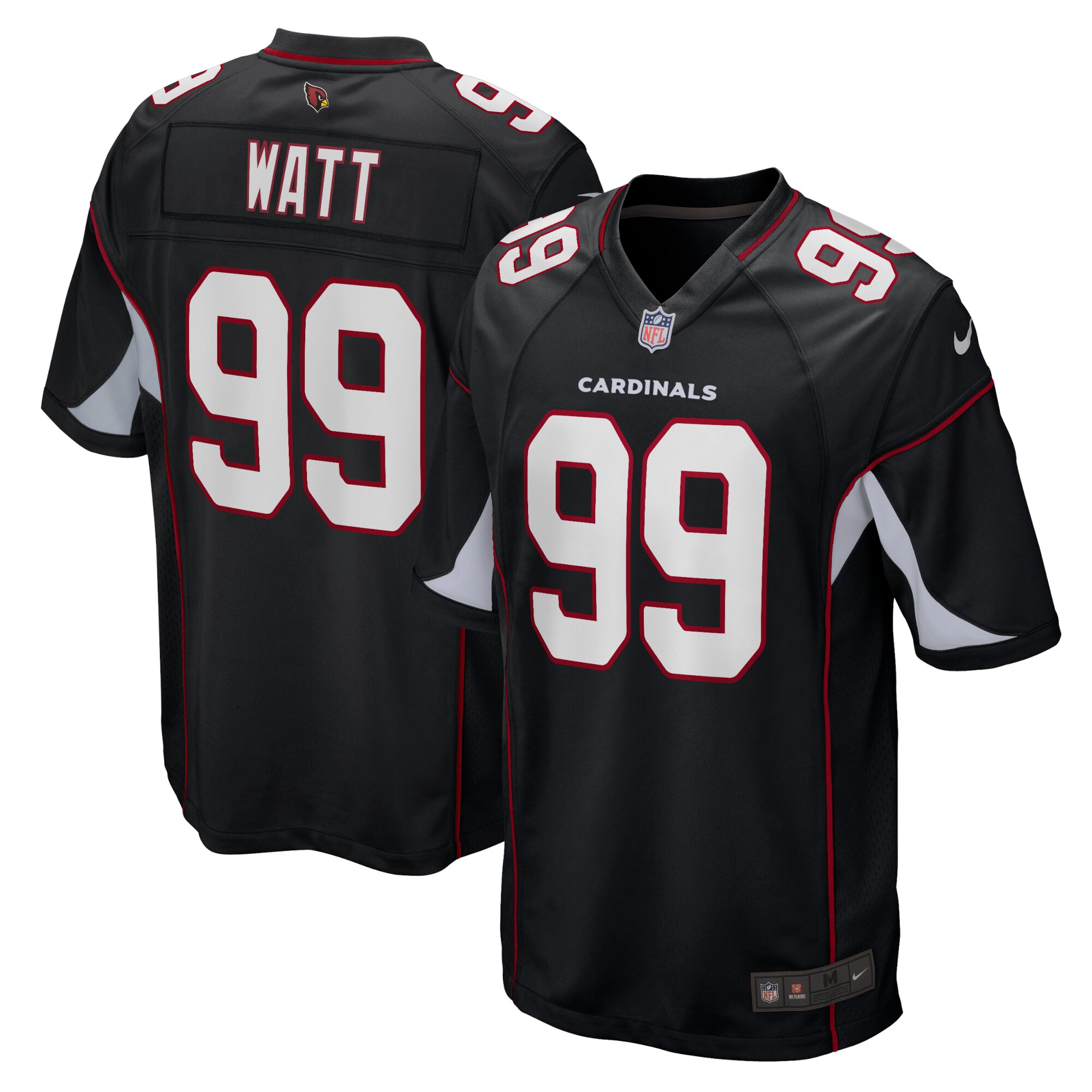 J.J. Watt Arizona Cardinals  Player Game Jersey - Black