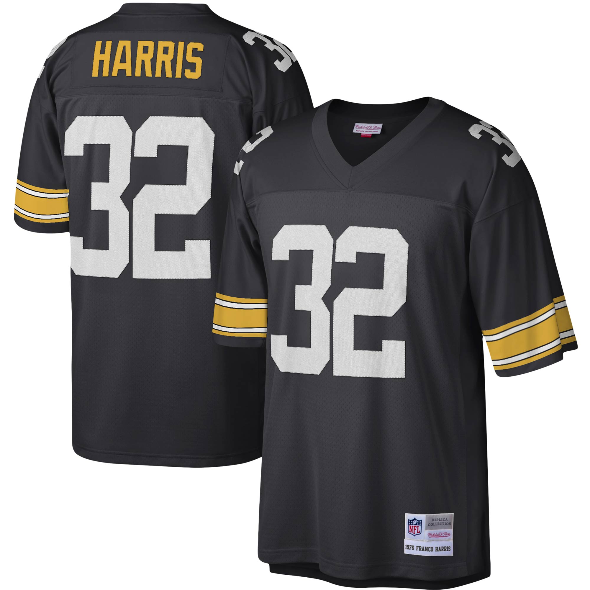 Franco Harris Pittsburgh Steelers Legacy Replica Jersey - Black