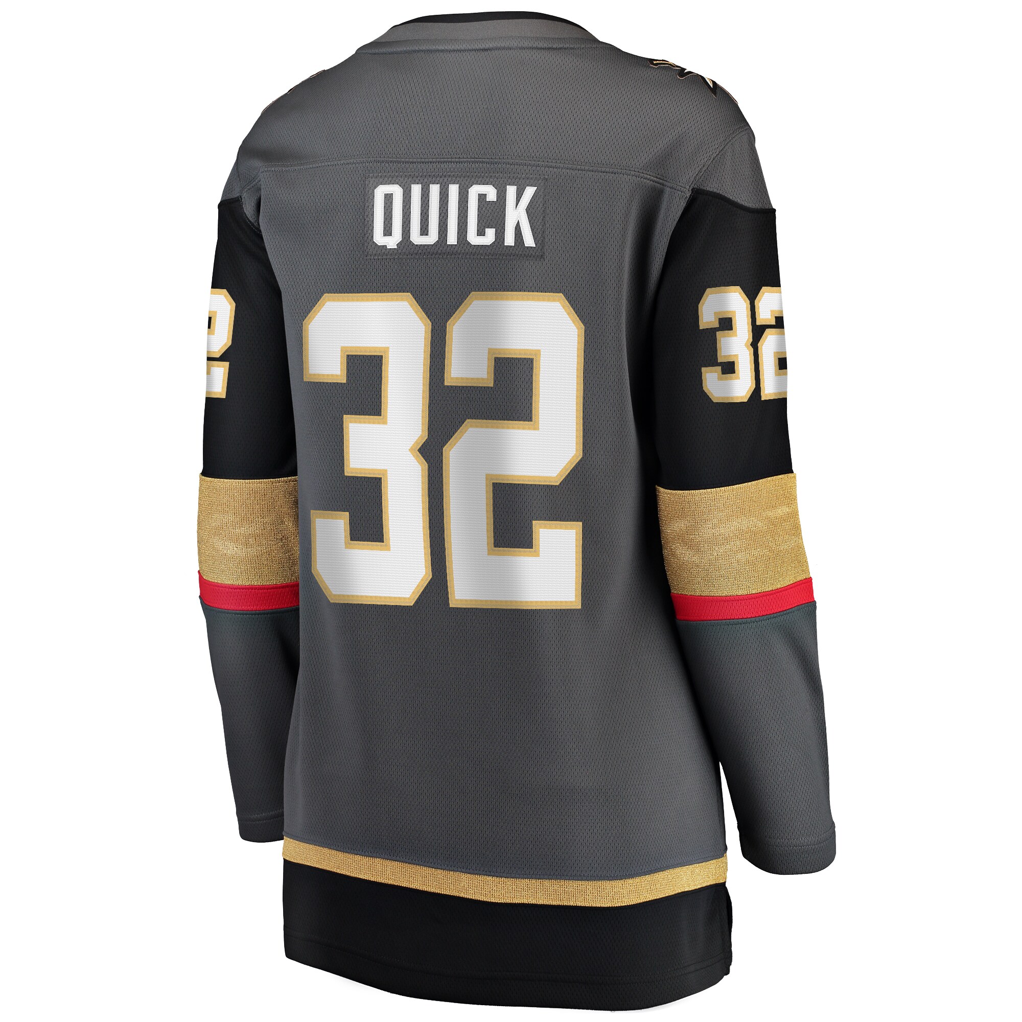 Jonathan Quick Vegas Golden Knights Women's Home Breakaway Jersey - Gray