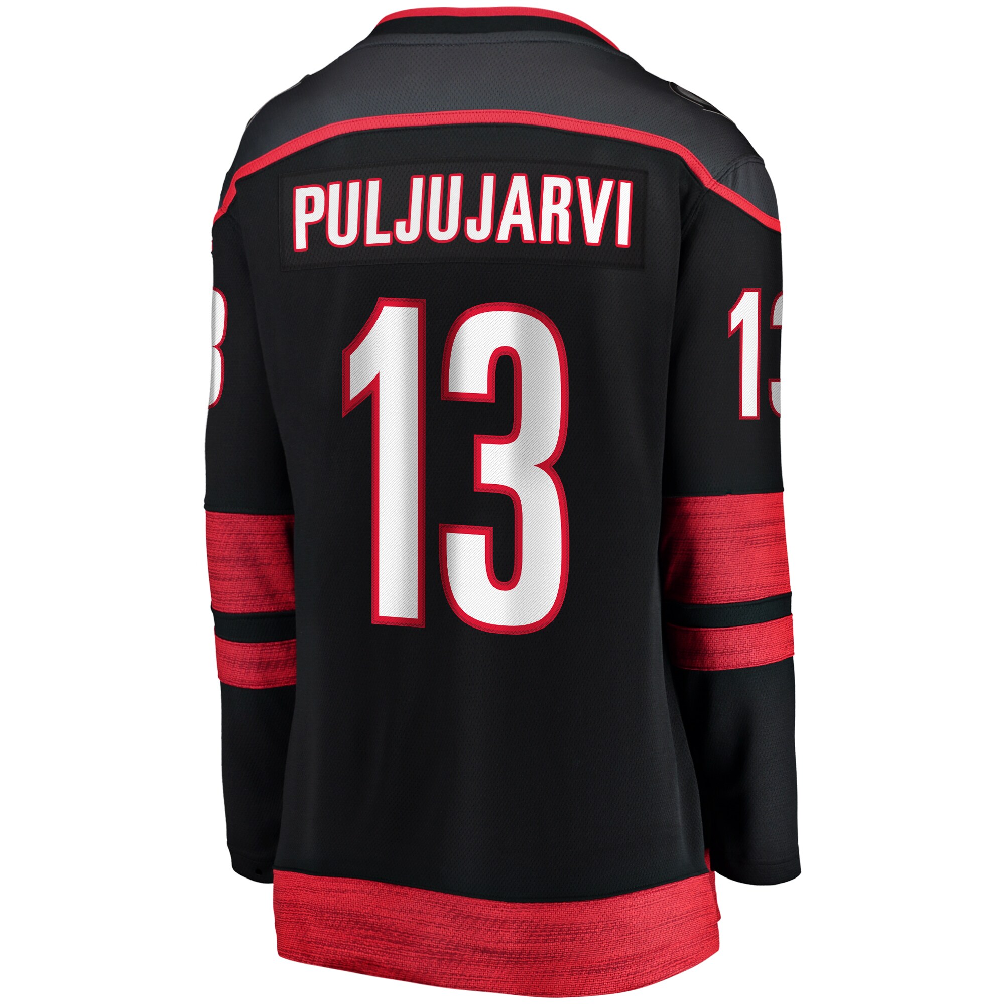Jesse Puljujarvi Carolina Hurricanes Women's Home Breakaway Jersey - Black