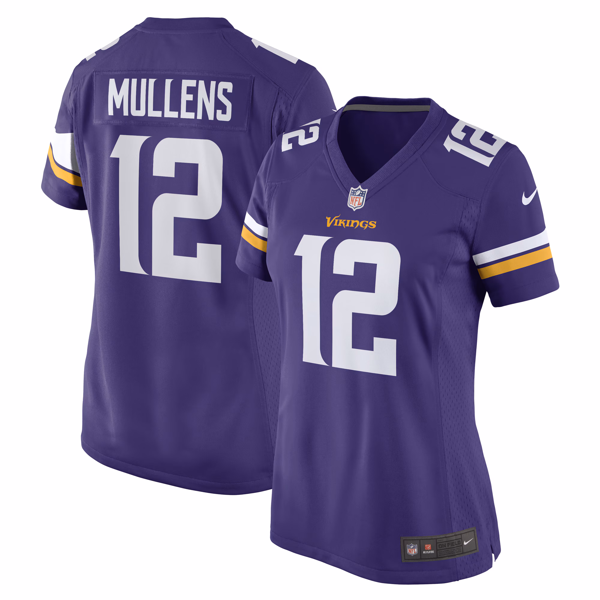 Nick Mullens Minnesota Vikings Women's Game Player Jersey - Purple