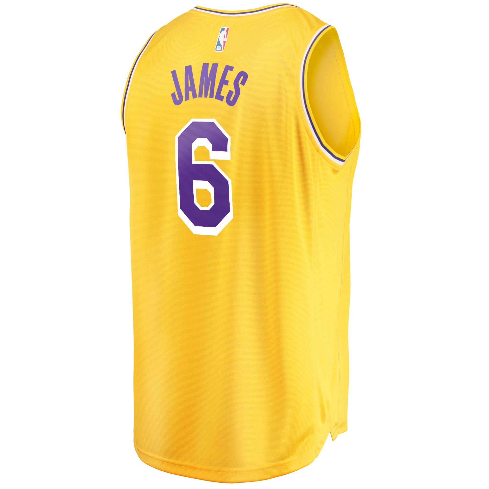LeBron James Los Angeles Lakers  2021/22 Fast Break Replica Jersey - Icon Edition - Gold