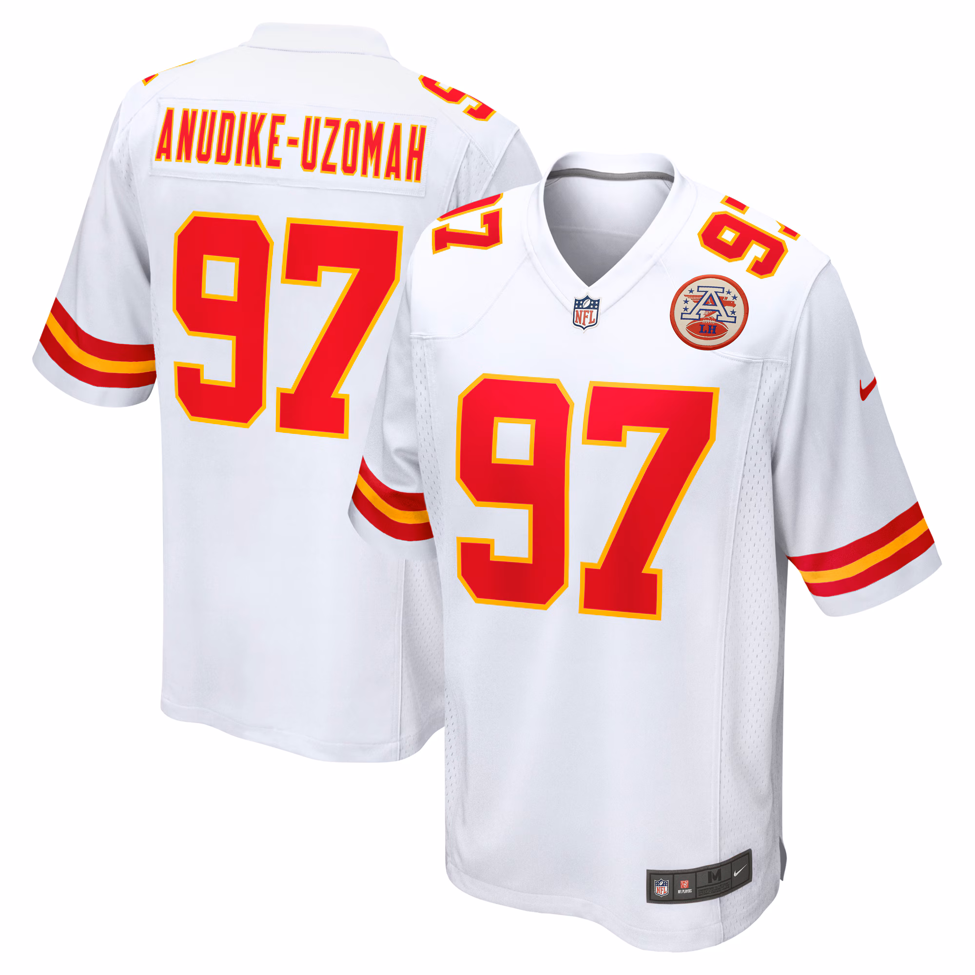 Felix Anudike-Uzomah Kansas City Chiefs Team Game Jersey - White