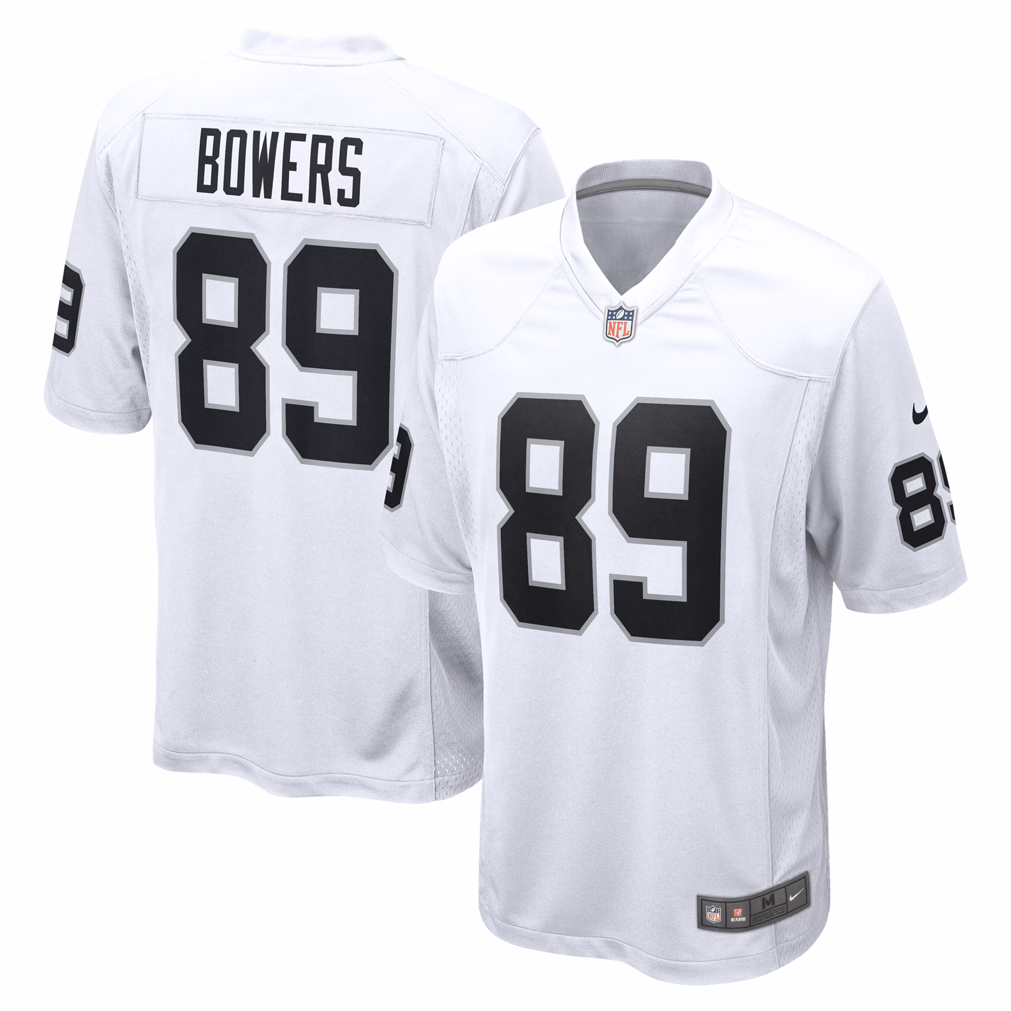 Brock Bowers Las Vegas Raiders Game Jersey -  White