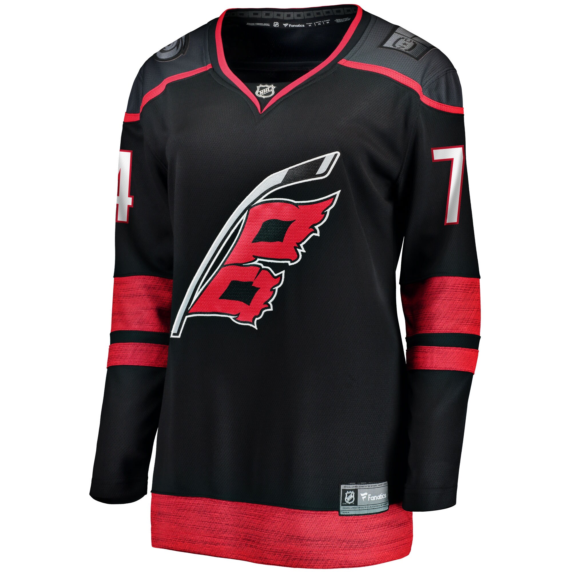 Jaccob Slavin Carolina Hurricanes Women's Home Breakaway Player Jersey - Black