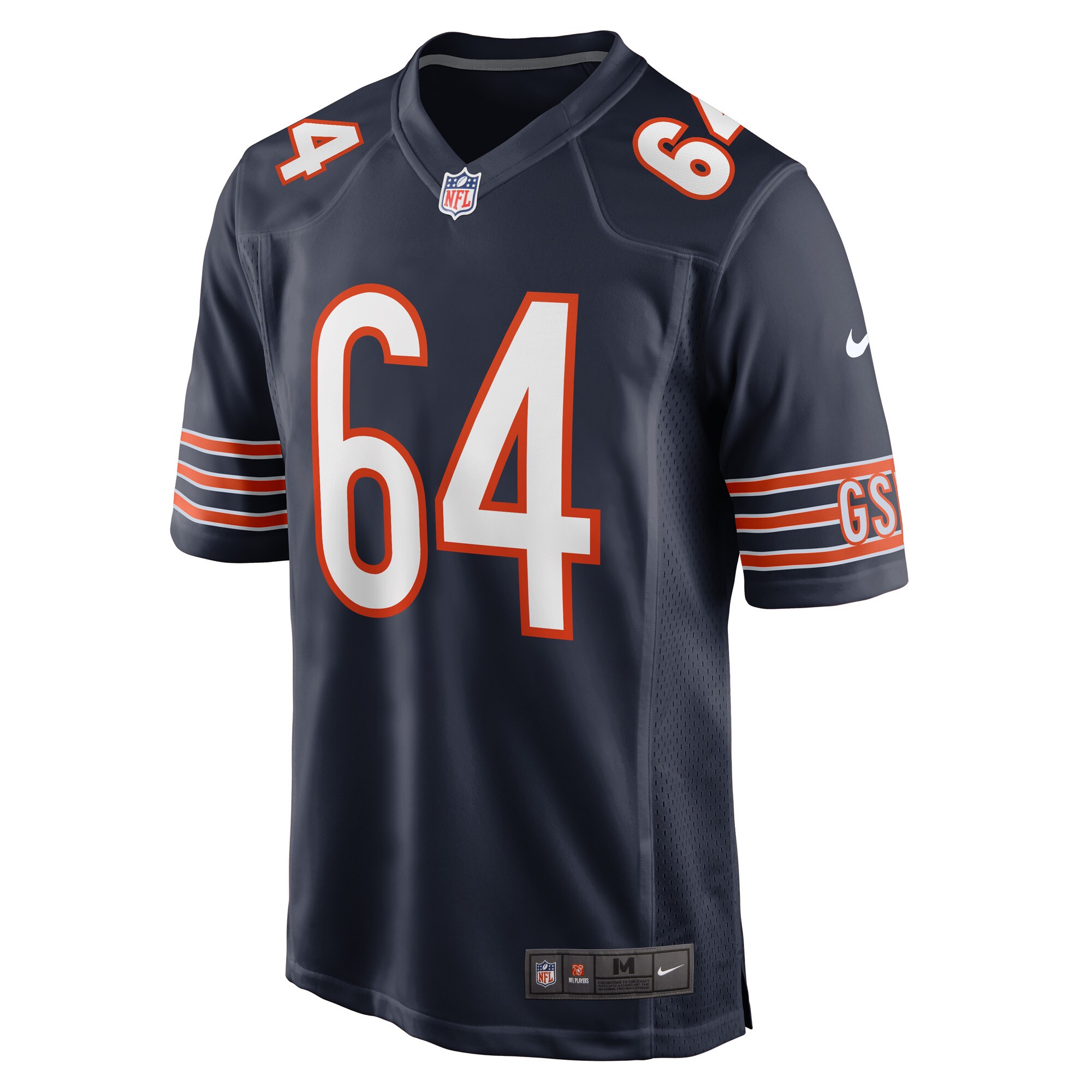 Mike Pennel Jr. Chicago Bears  Game Player Jersey - Navy