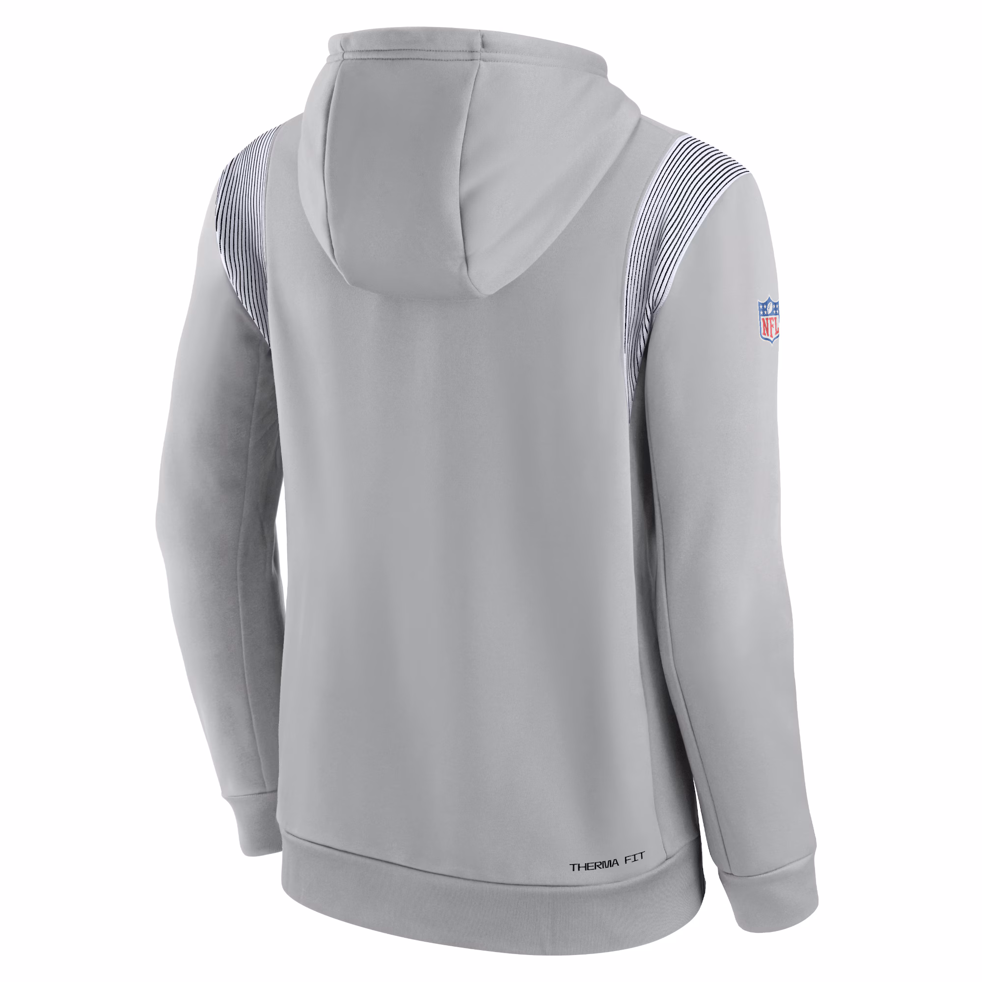 Las Vegas Raiders Sideline Athletic Stack Performance Pullover Hoodie - Silver
