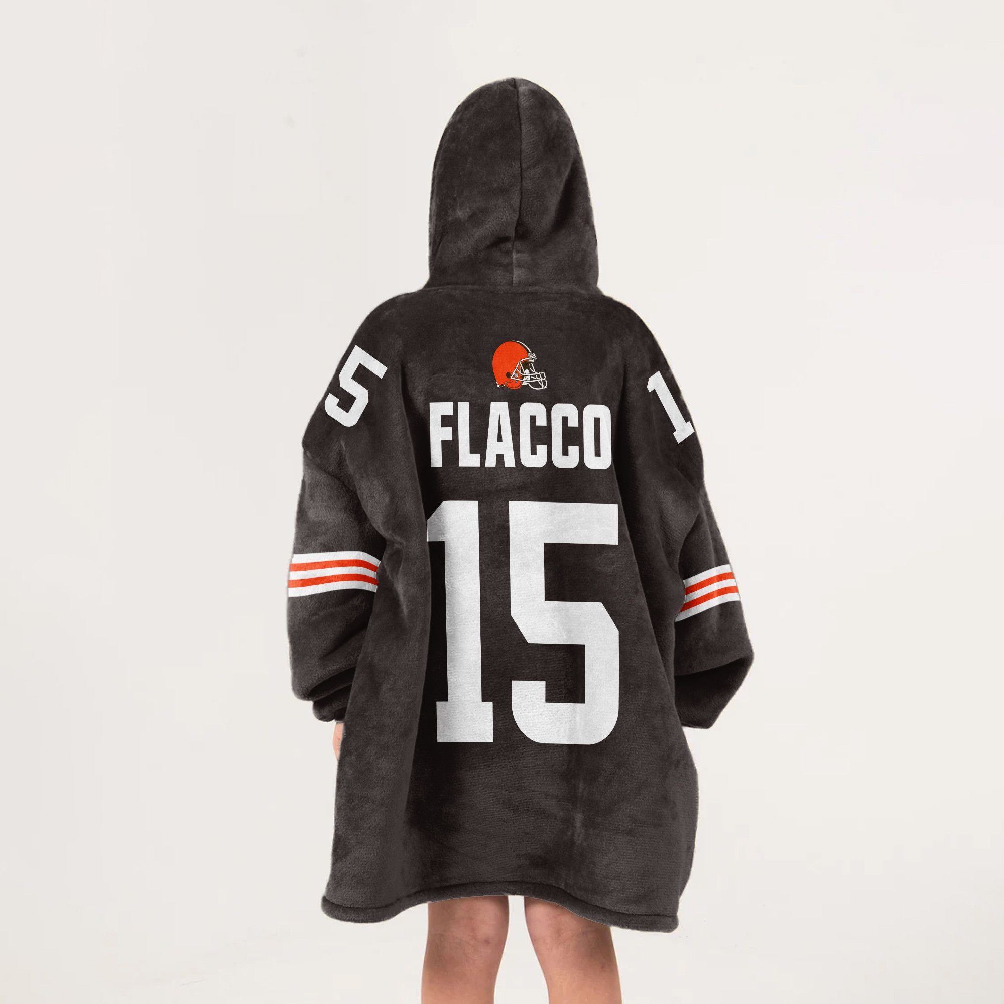Kid J.F 15 Cleveland Football Unisex Blanket Hoodie