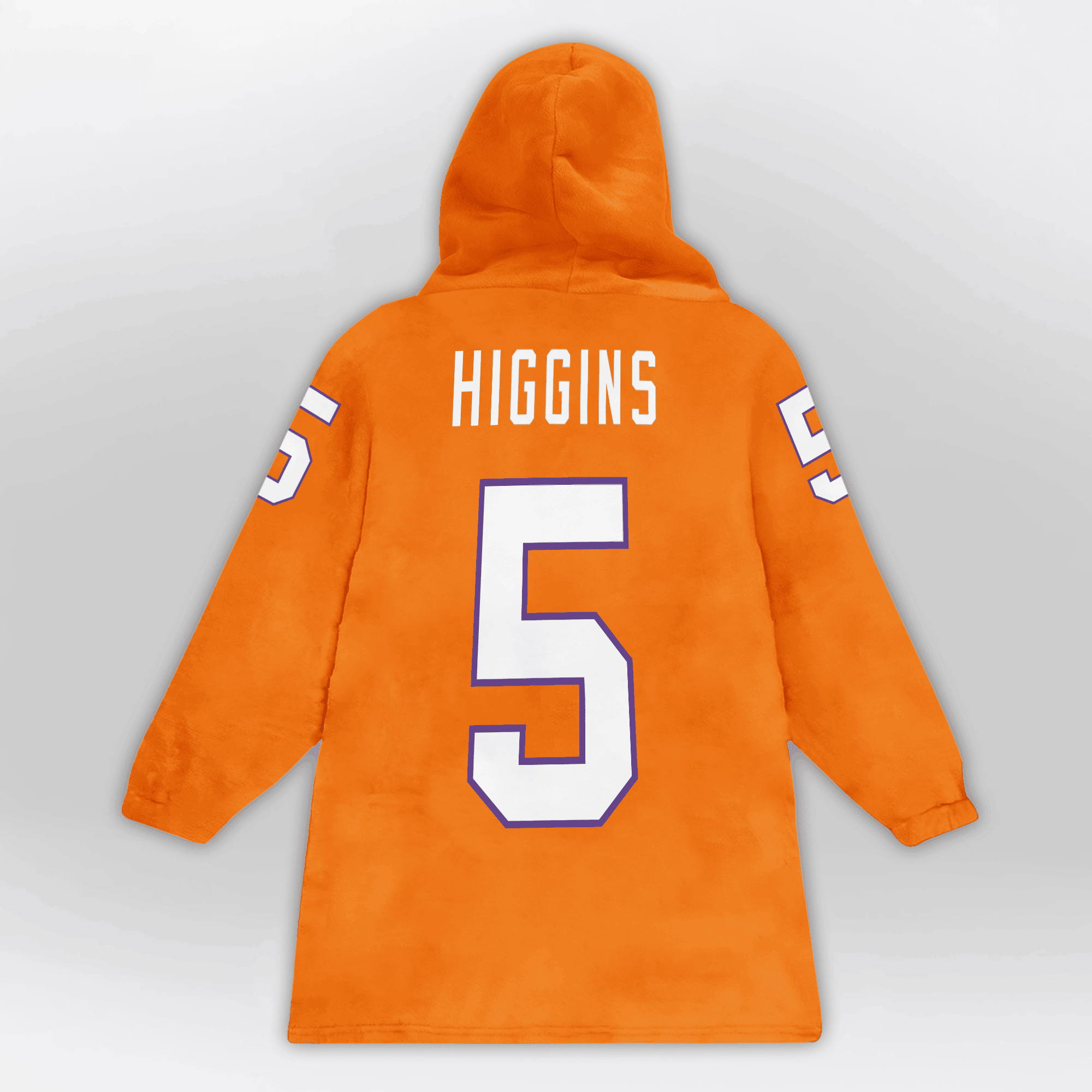 Kid 5 Clemson Football Unisex Blanket Hoodie