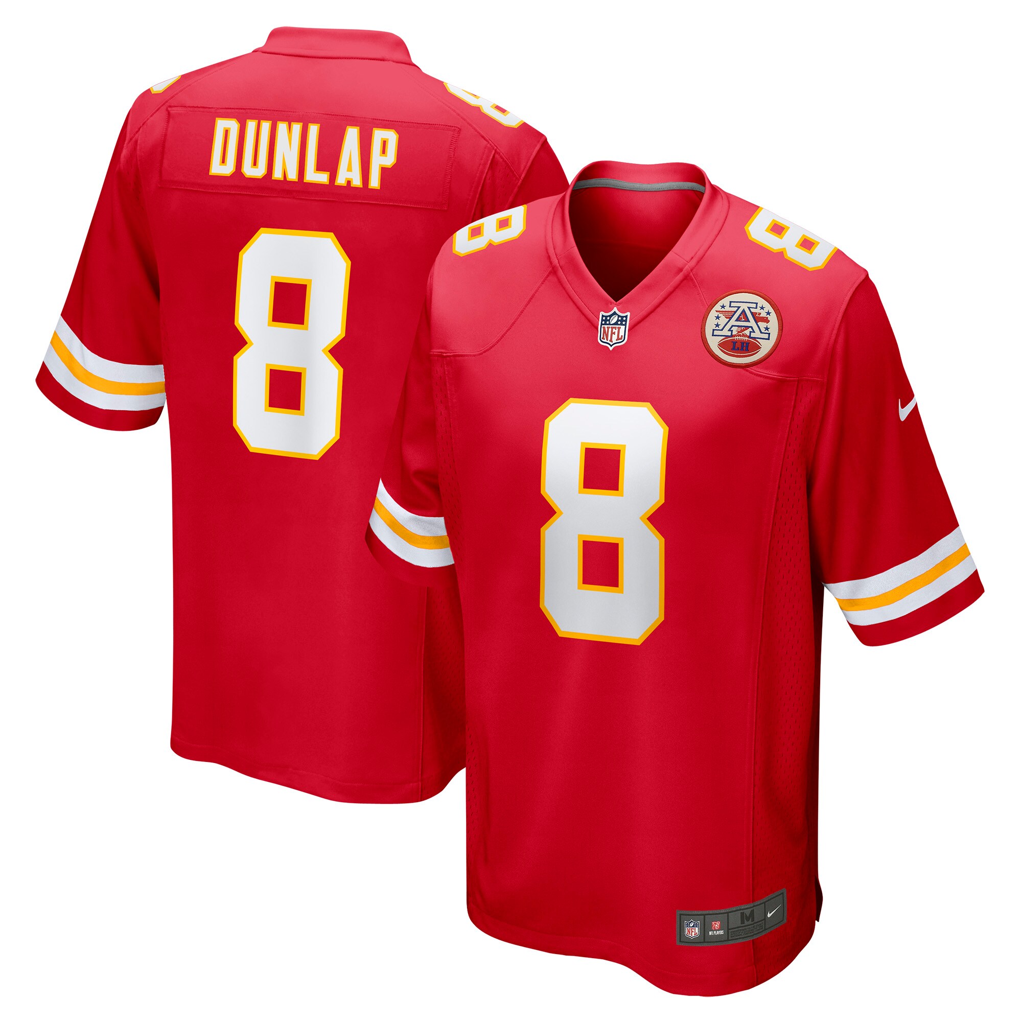 Carlos Dunlap Kansas City Chiefs  Home Game Player Jersey - Red