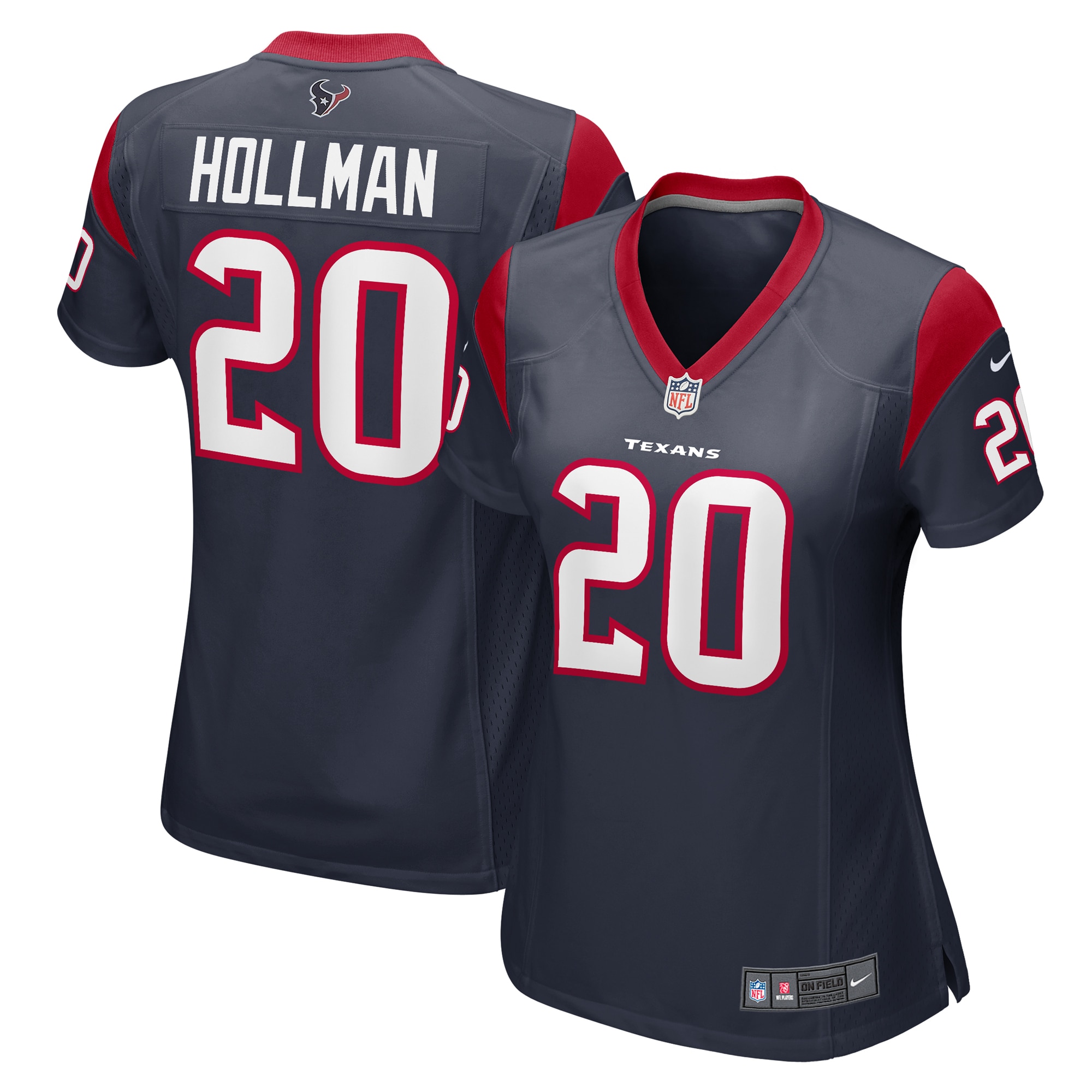 Ka'Dar Hollman Houston Texans Women's Team Game Jersey -  Navy