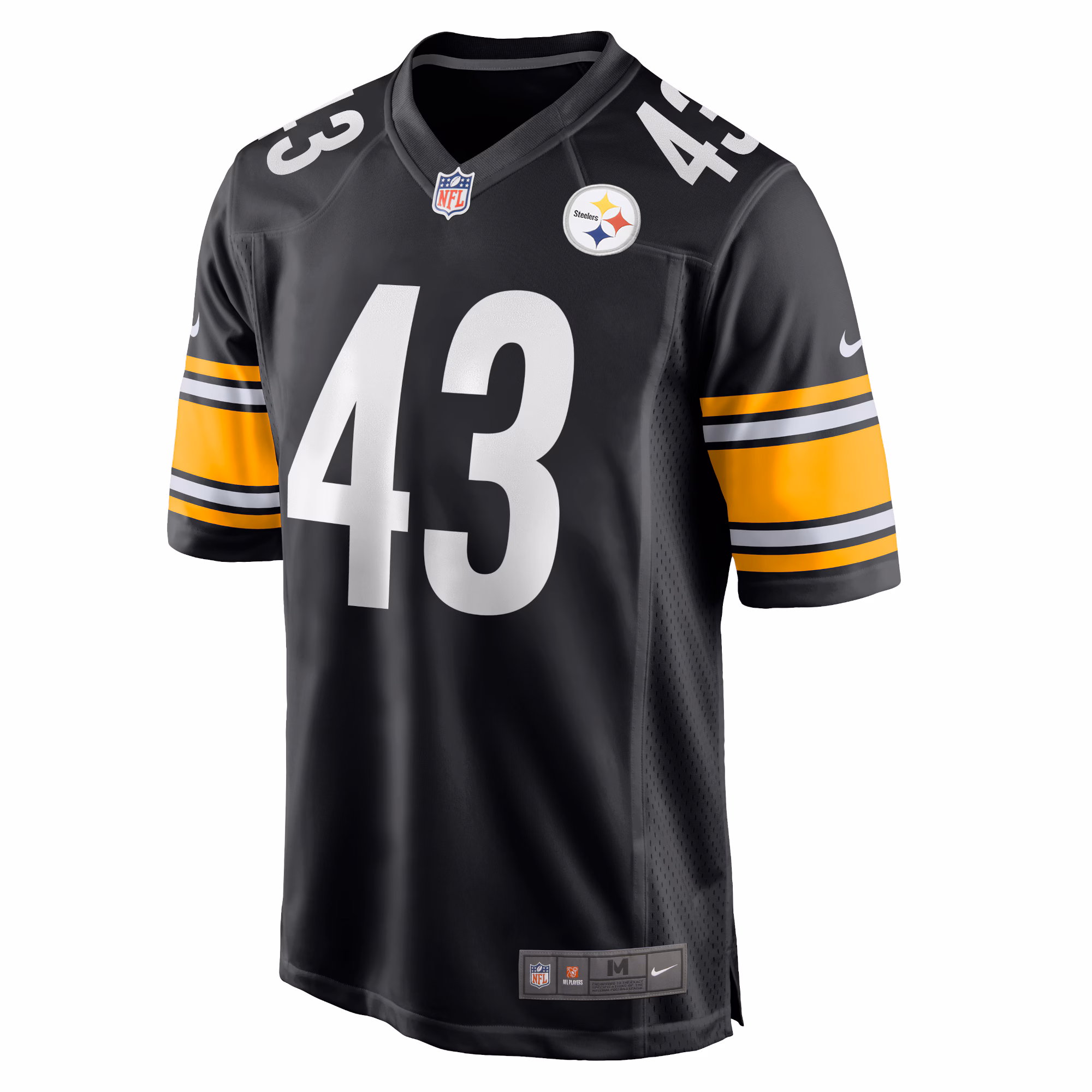 Troy Polamalu Pittsburgh Steelers Retired Player Game Jersey - Black