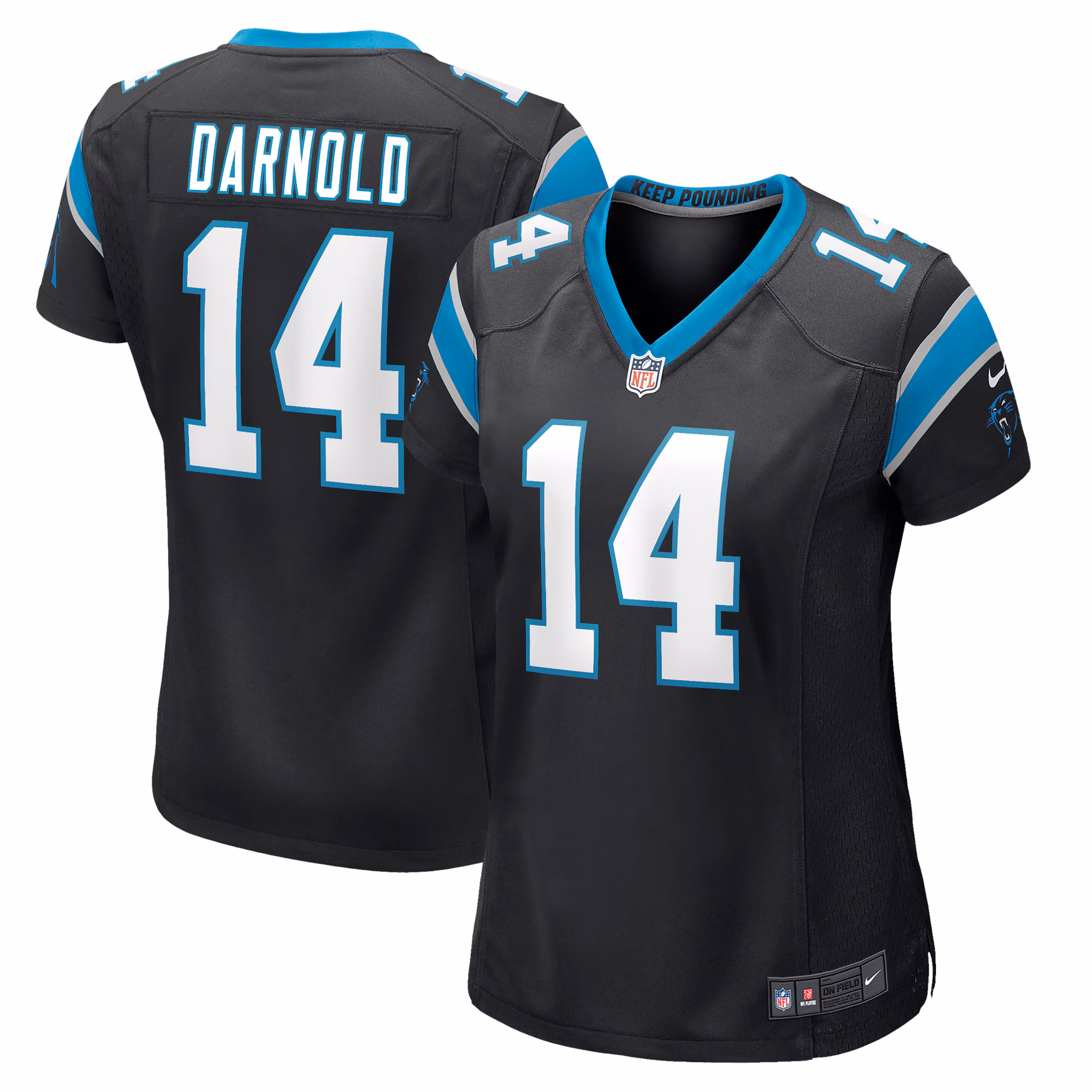 Sam Darnold Carolina Panthers Women's Game Jersey - Black