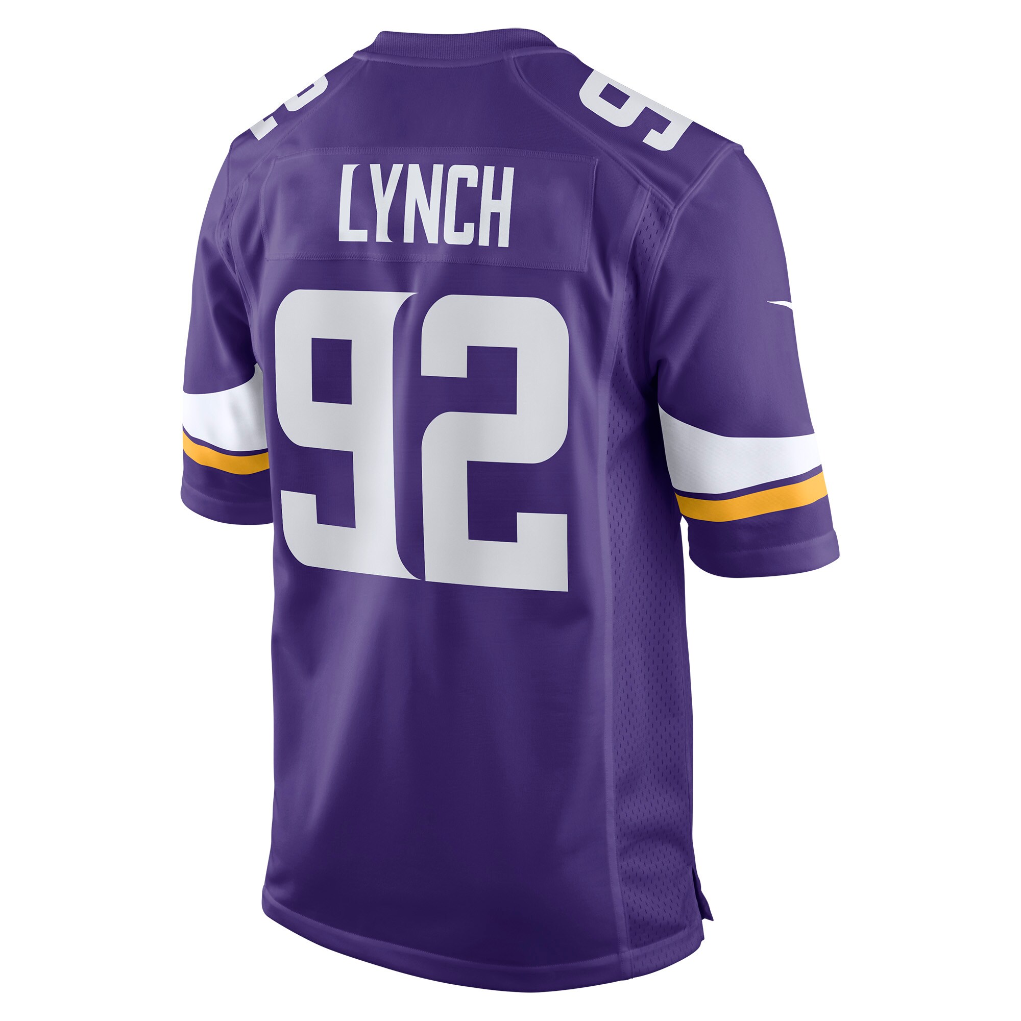 James Lynch Minnesota Vikings Game Player Jersey - Purple